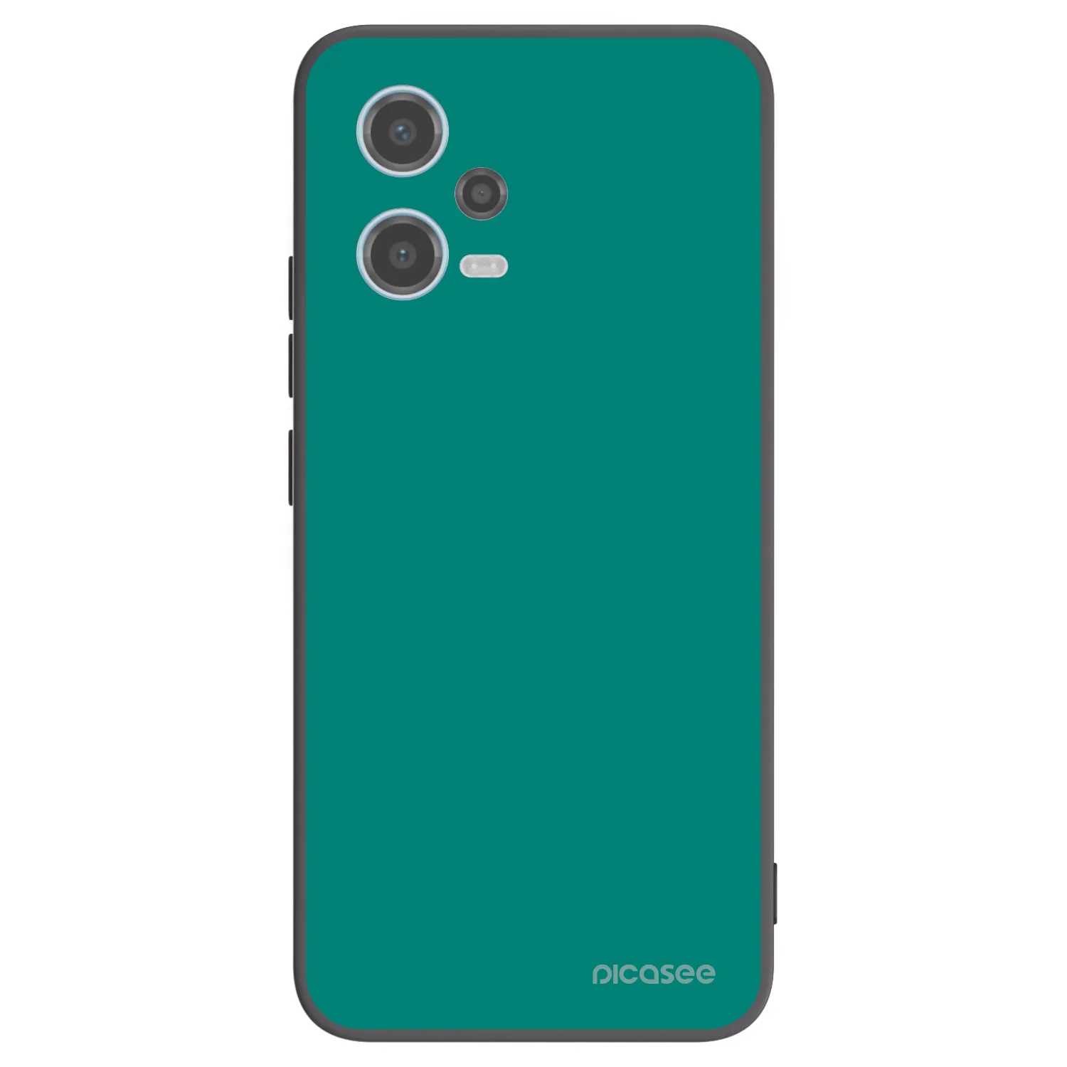 Picasee silikonowe czarne etui na Xiaomi Redmi Note 12 5G - Emerald Mist
