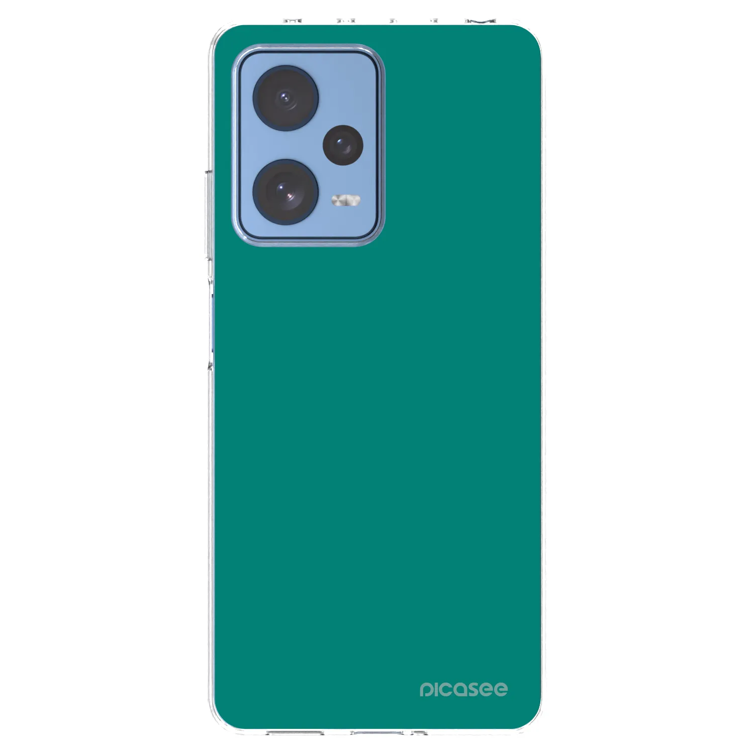 Picasee silikonowe przeźroczyste etui na Xiaomi Redmi Note 12 Pro 5G - Emerald Mist