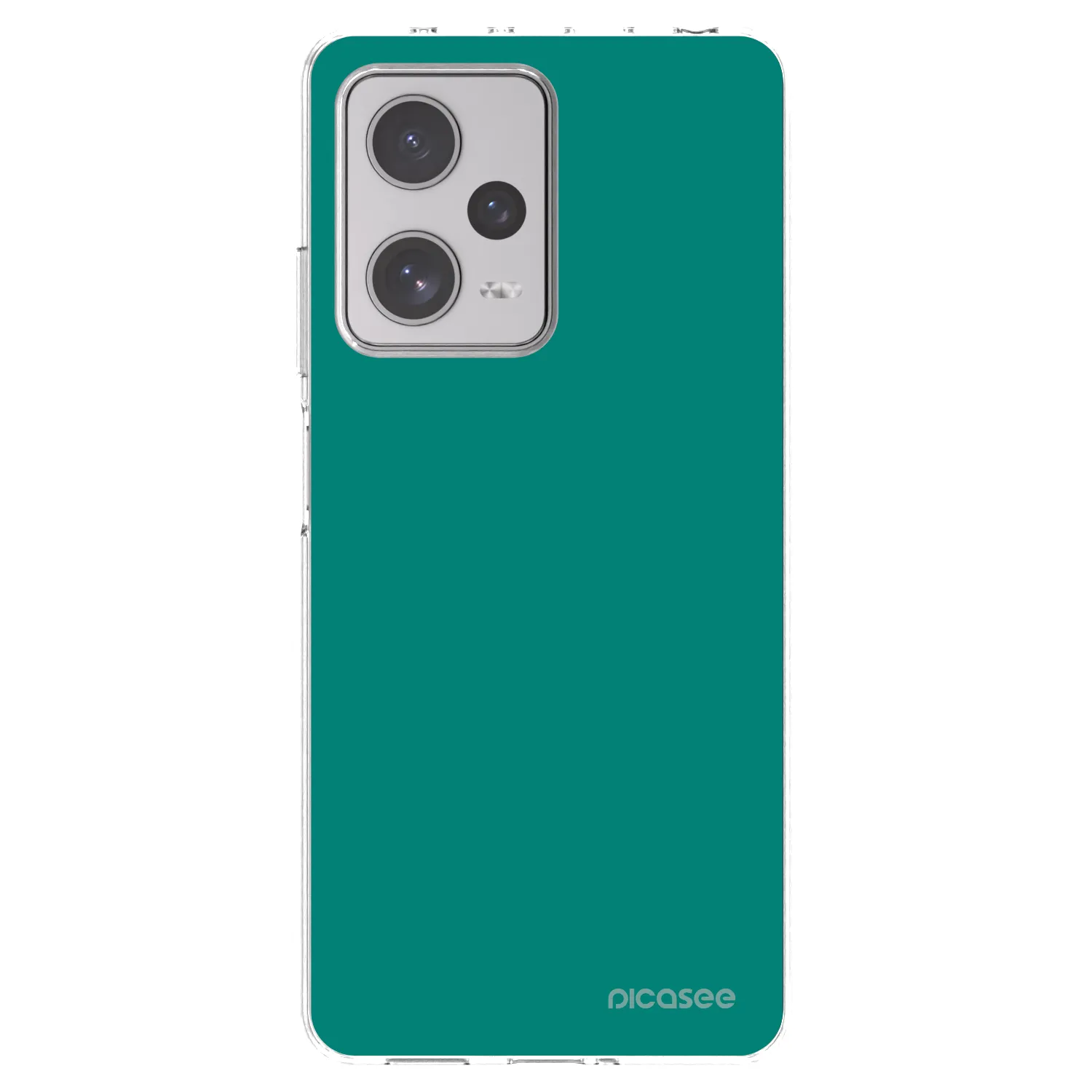 Picasee silikonowe przeźroczyste etui na Xiaomi Redmi Note 12 Pro+ 5G - Emerald Mist