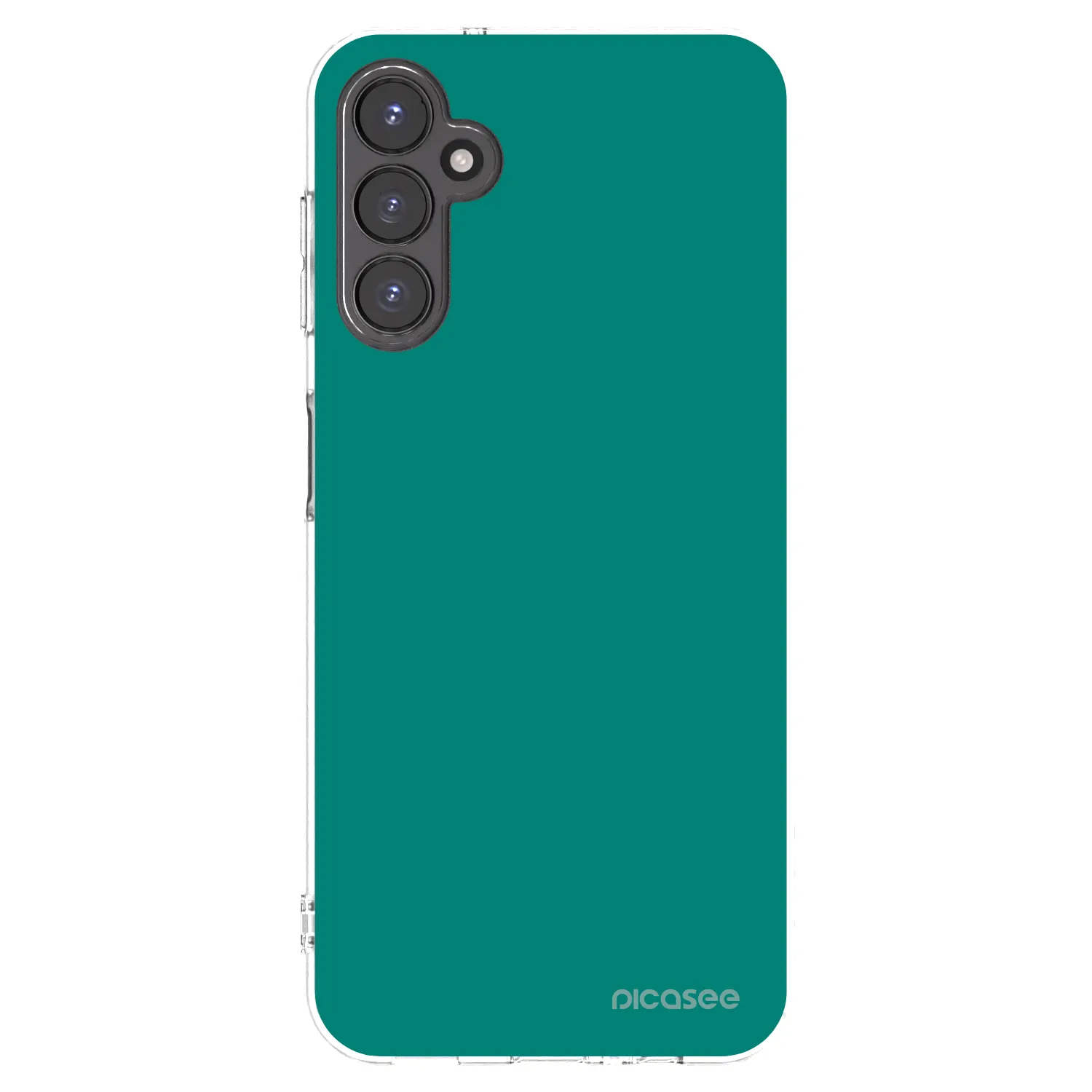 Picasee silikonowe przeźroczyste etui na Samsung Galaxy A14 4G A145R - Emerald Mist