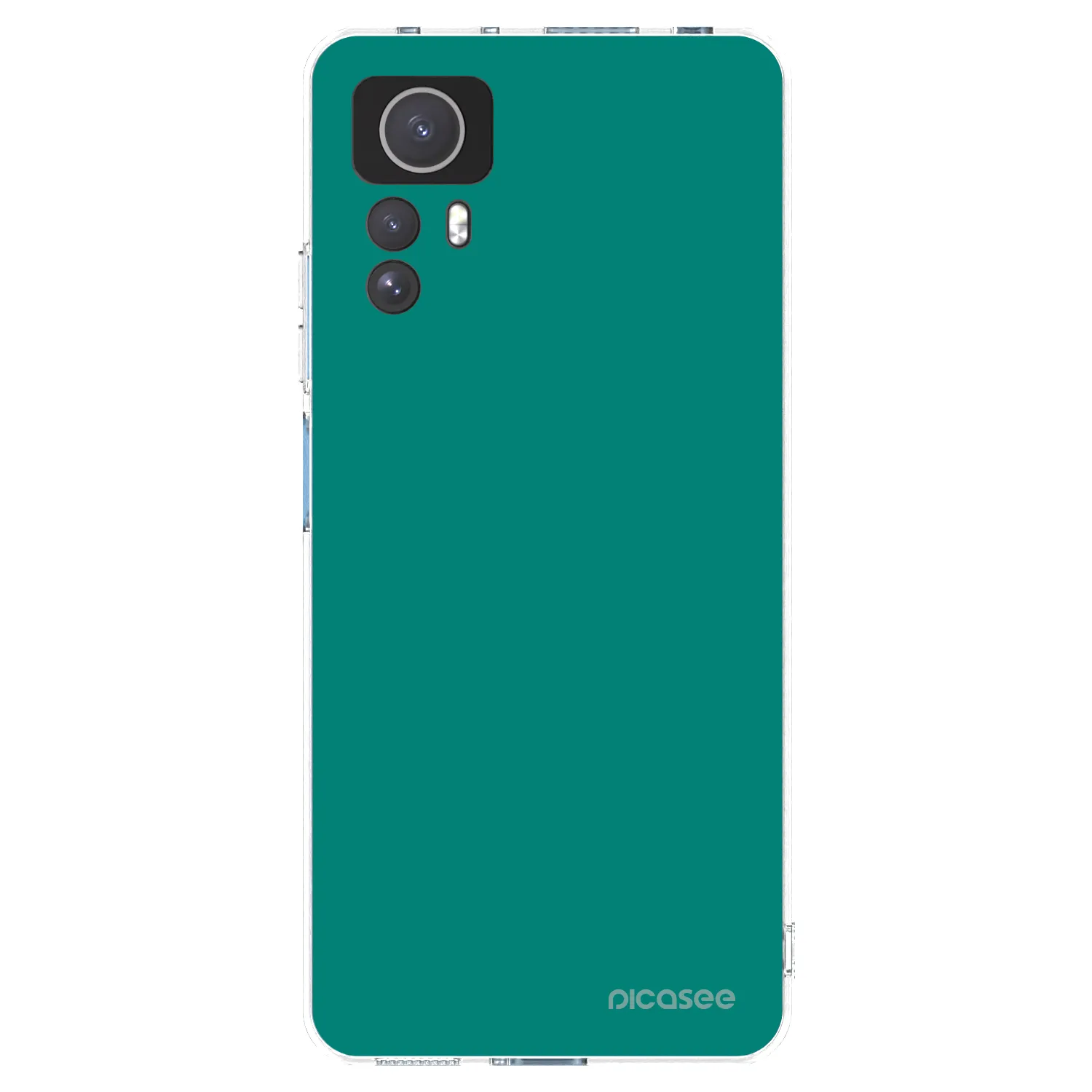 Picasee silikonowe przeźroczyste etui na Xiaomi Redmi Note 12S - Emerald Mist