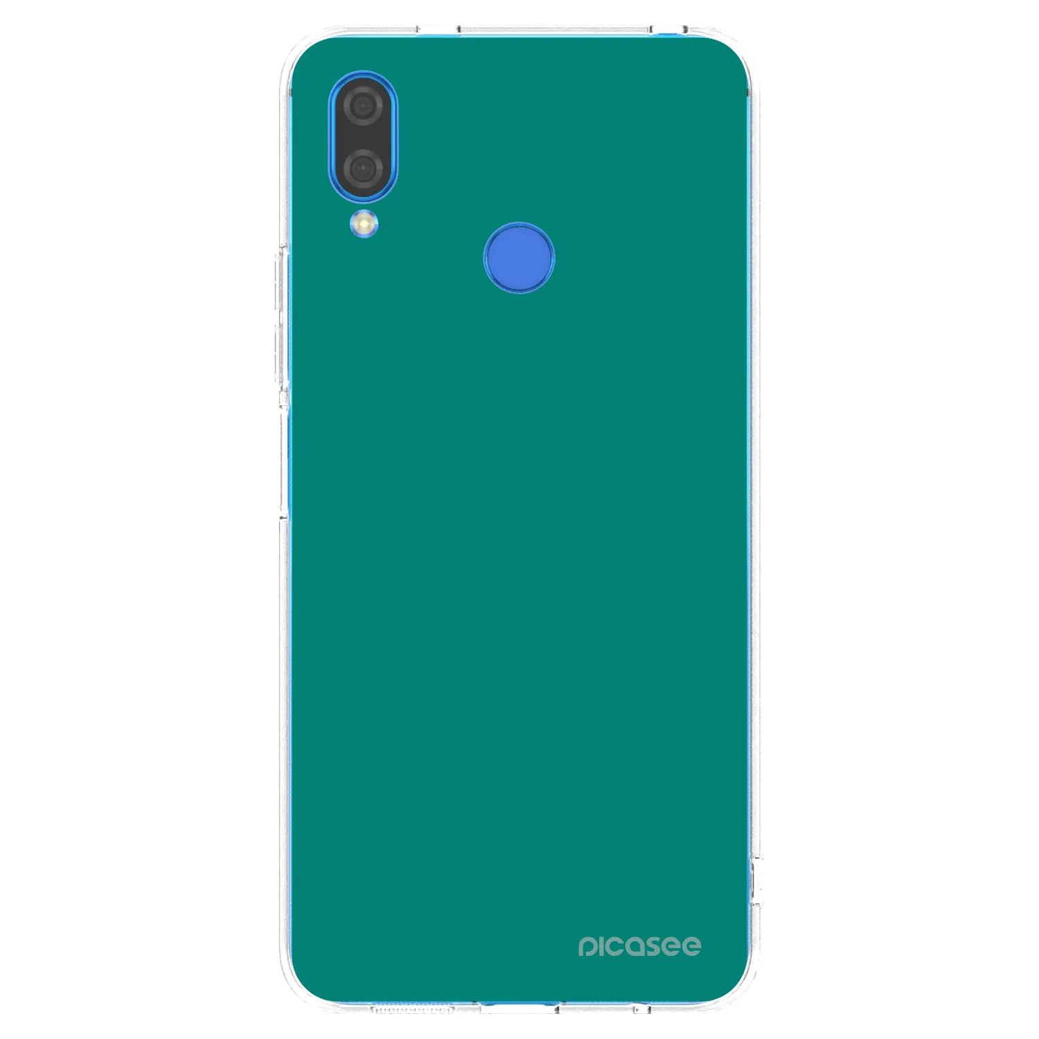 Picasee silikonowe przeźroczyste etui na Huawei Nova 3i - Emerald Mist