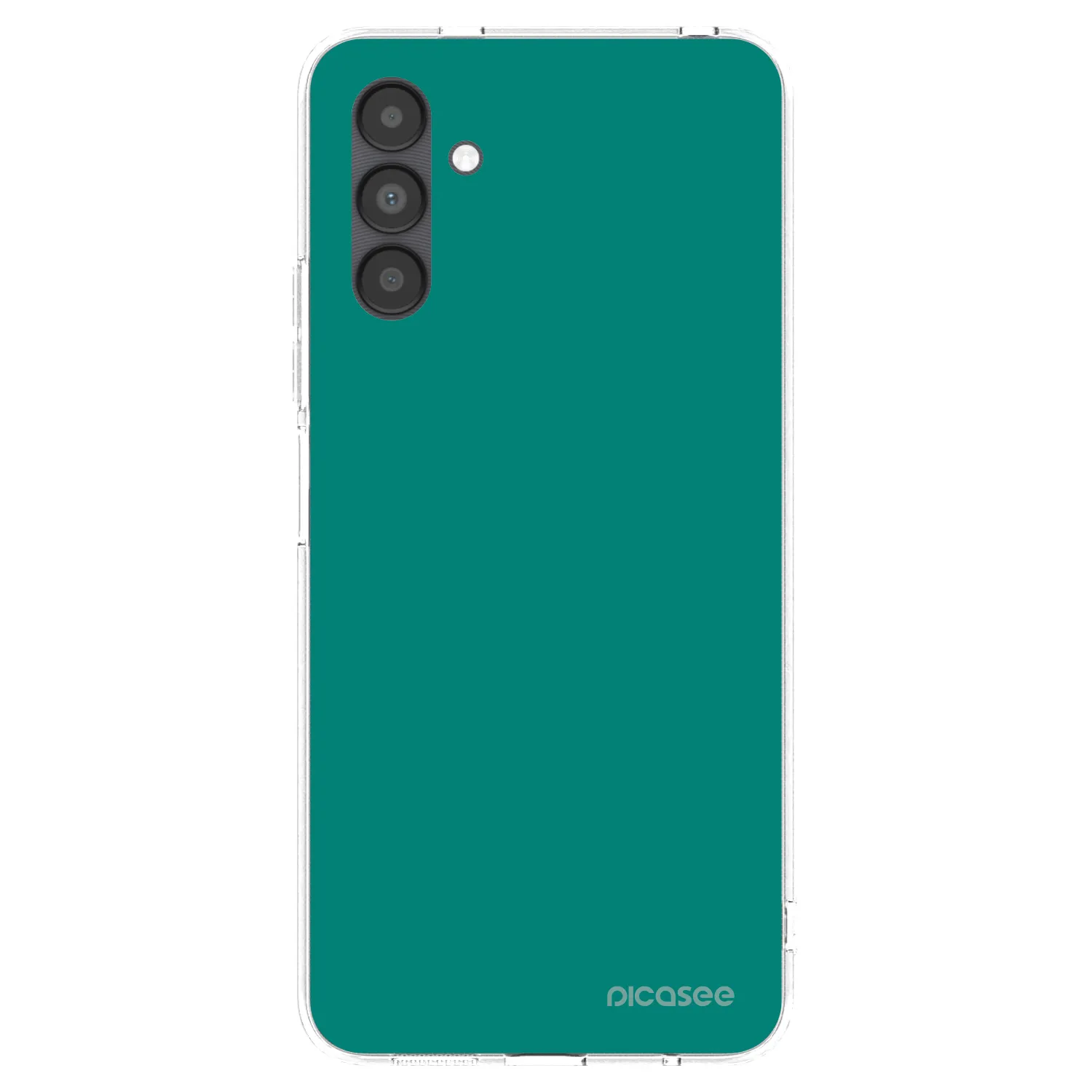 Picasee silikonowe przeźroczyste etui na Samsung Galaxy A04s A047F - Emerald Mist