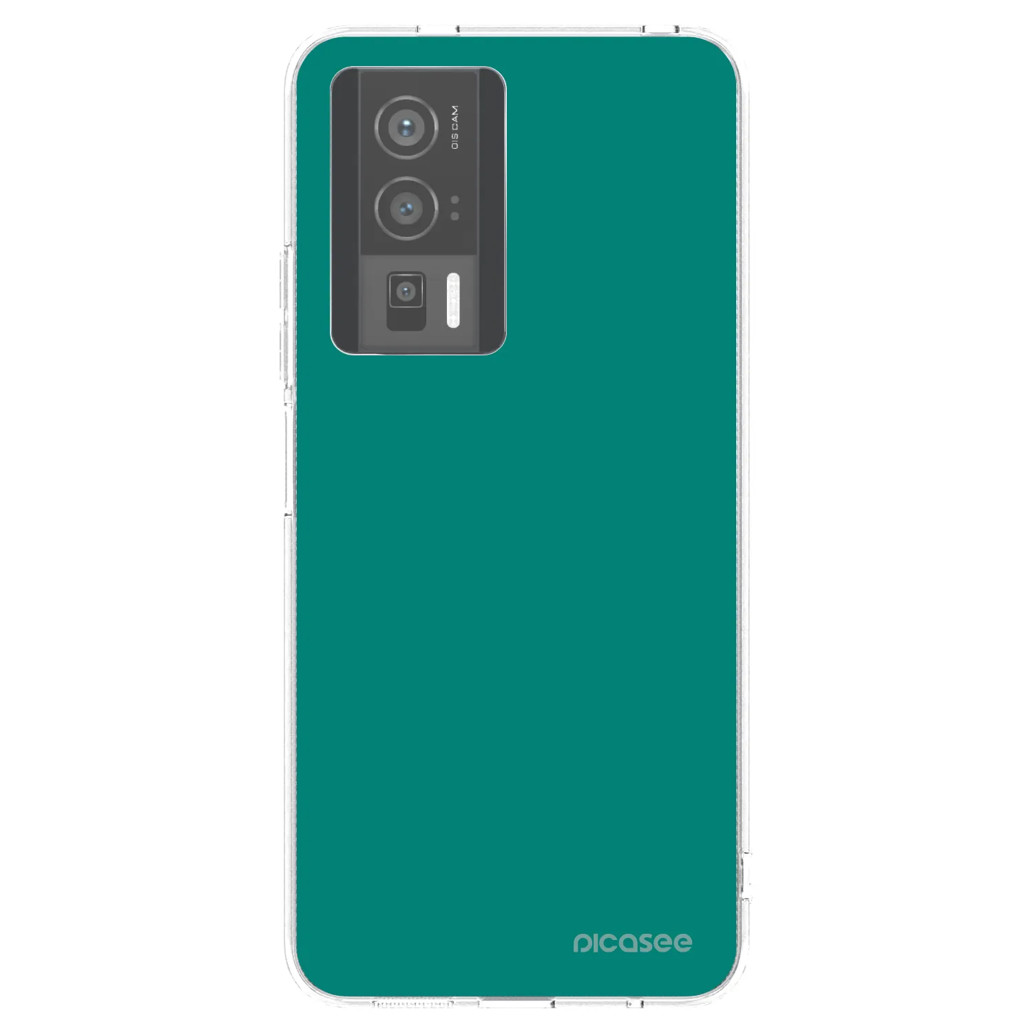 Picasee silikonowe przeźroczyste etui na Xiaomi Poco F5 Pro 5G - Emerald Mist