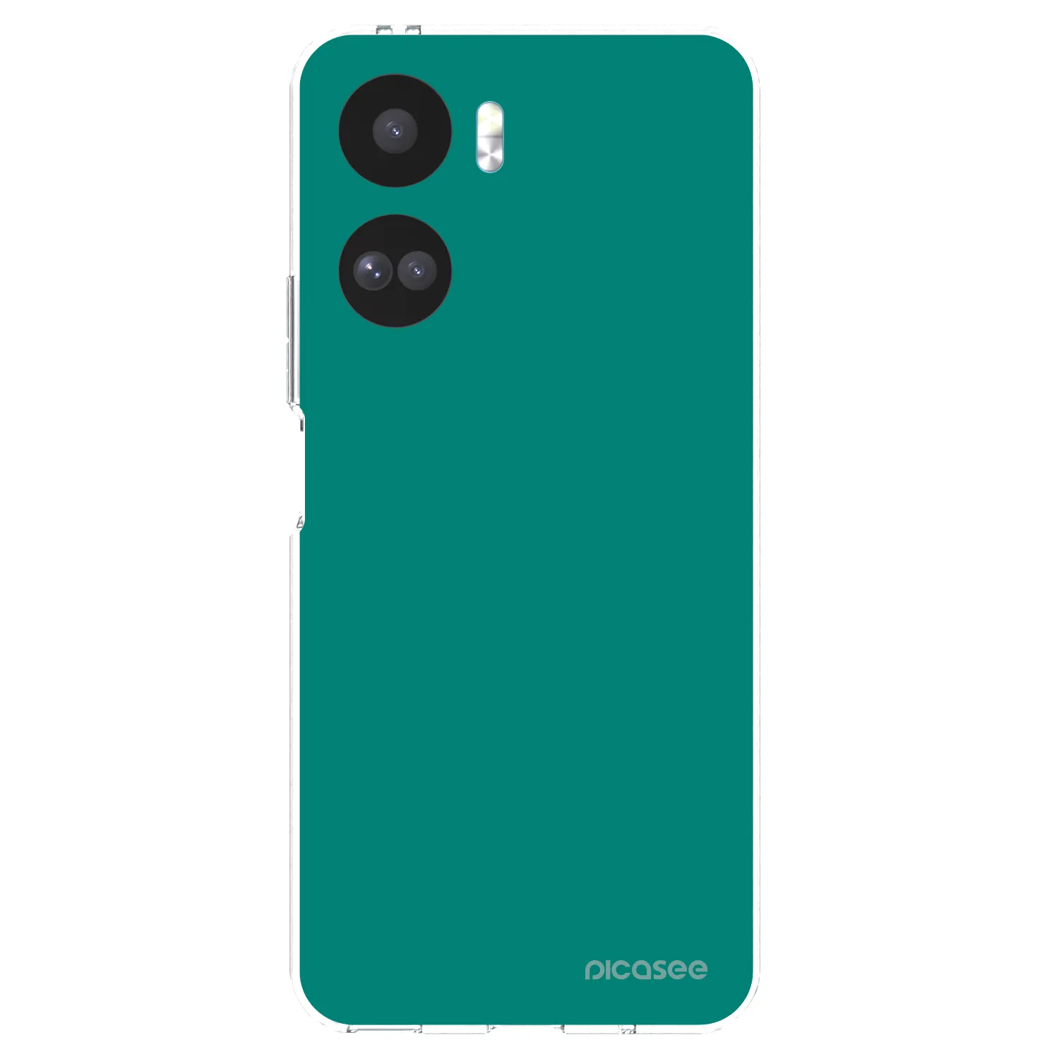 Picasee silikonowe przeźroczyste etui na Honor 90 Lite 5G - Emerald Mist