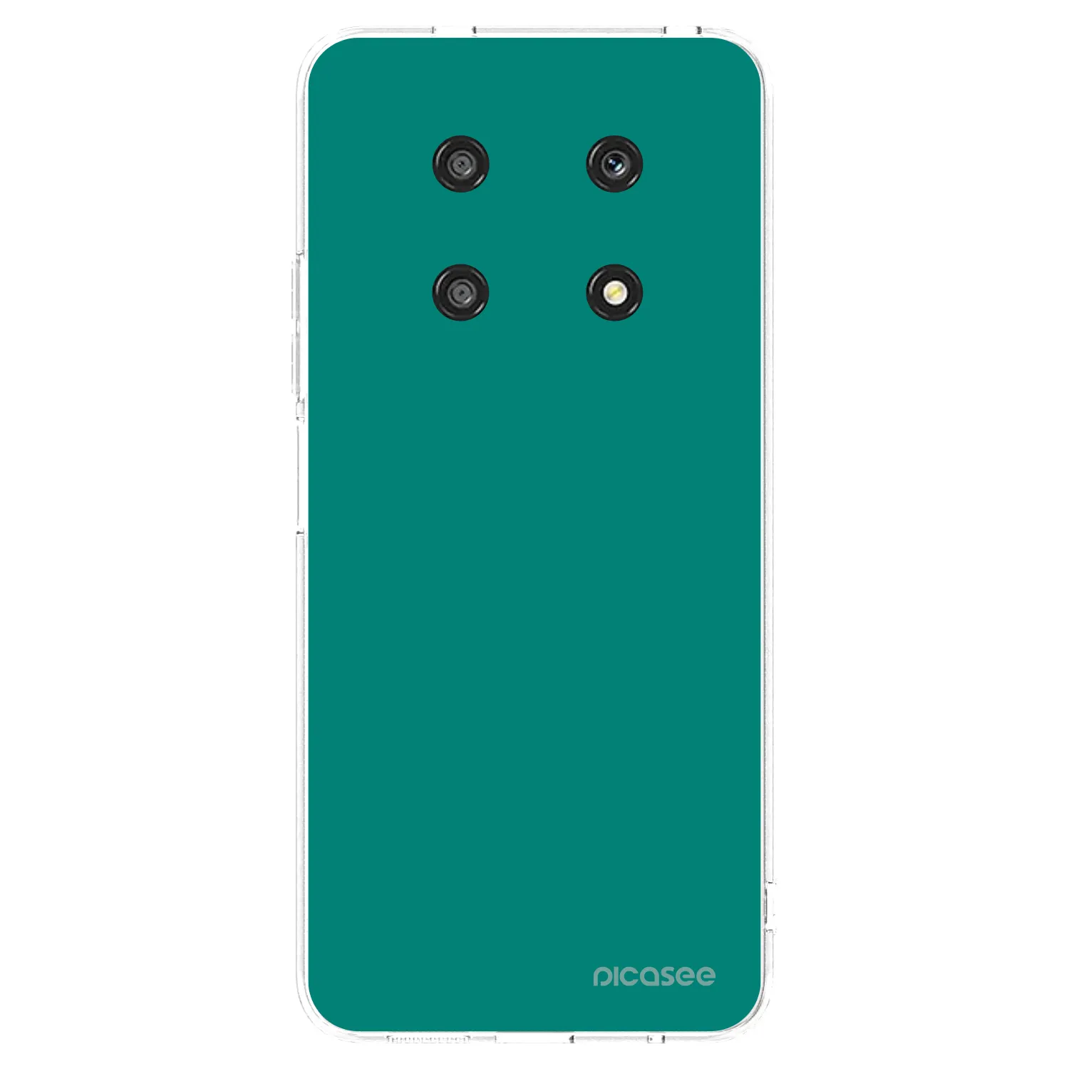 Picasee silikonowe przeźroczyste etui na Honor Magic4 Lite 5G - Emerald Mist