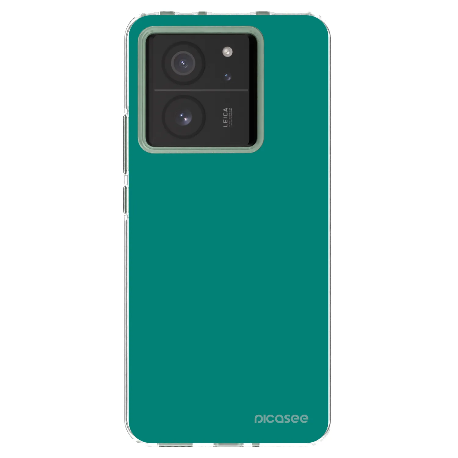 Picasee silikonowe przeźroczyste etui na Xiaomi 13T - Emerald Mist