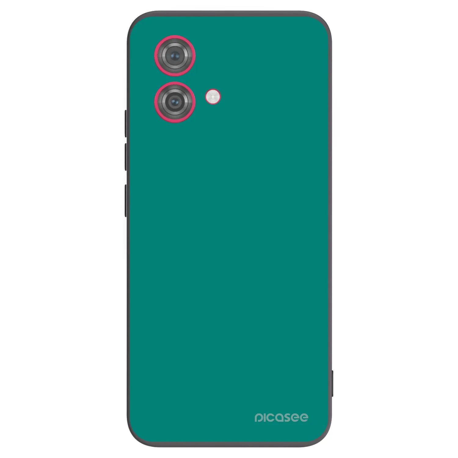 Picasee silikonowe czarne etui na Motorola Moto G84 5G - Emerald Mist