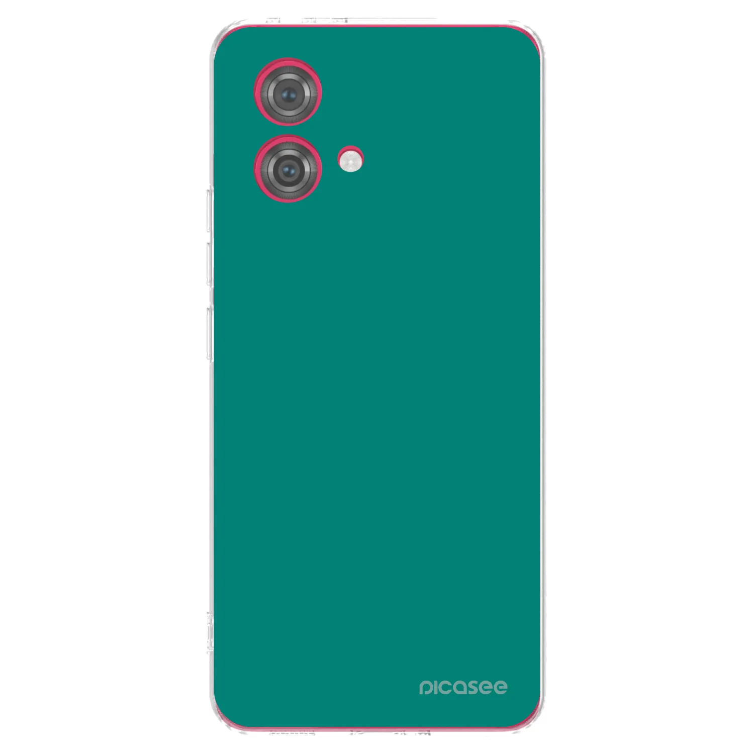 Picasee silikonowe przeźroczyste etui na Motorola Moto G84 5G - Emerald Mist