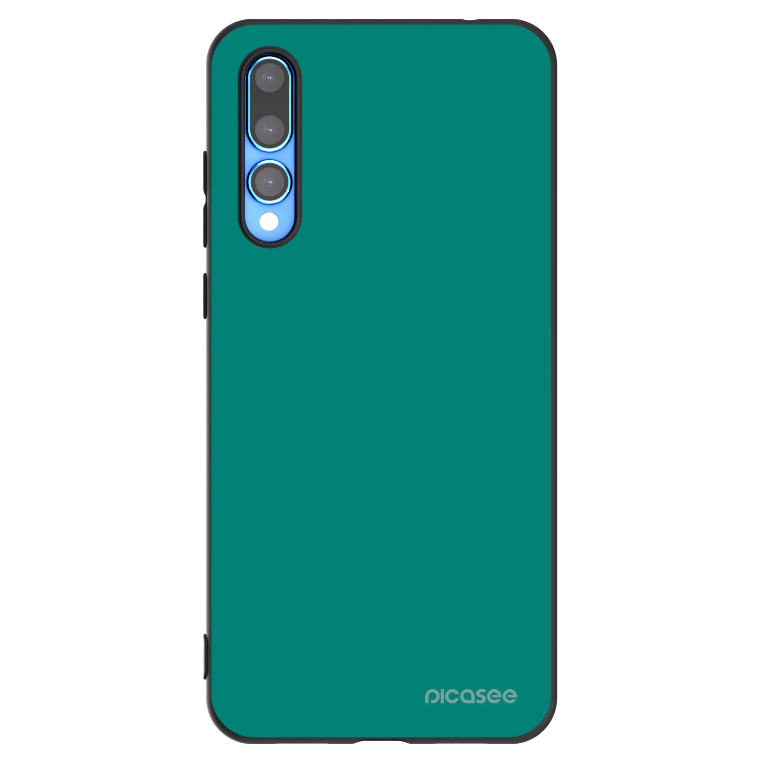 Picasee silikonowe czarne etui na Huawei P20 Pro - Emerald Mist