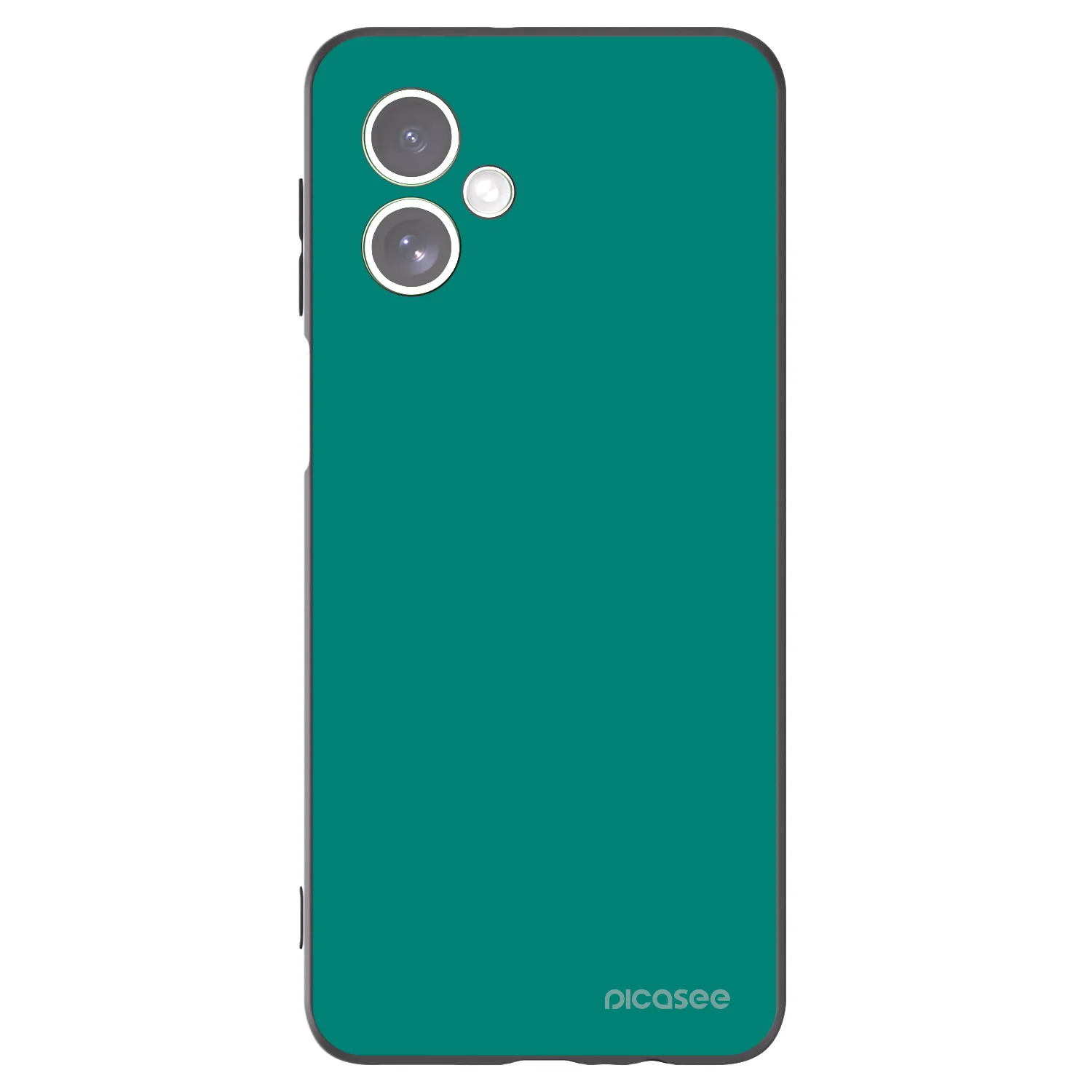 Picasee silikonowe czarne etui na Motorola Moto G54 5G - Emerald Mist