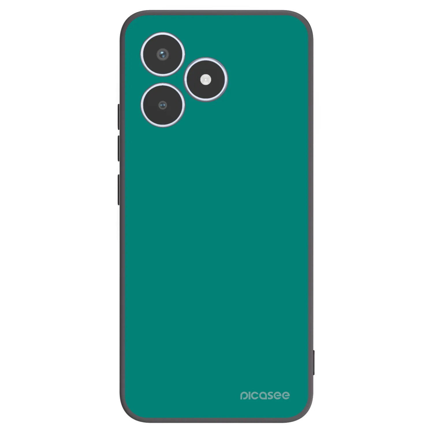 Picasee silikonowe czarne etui na Realme C53 - Emerald Mist