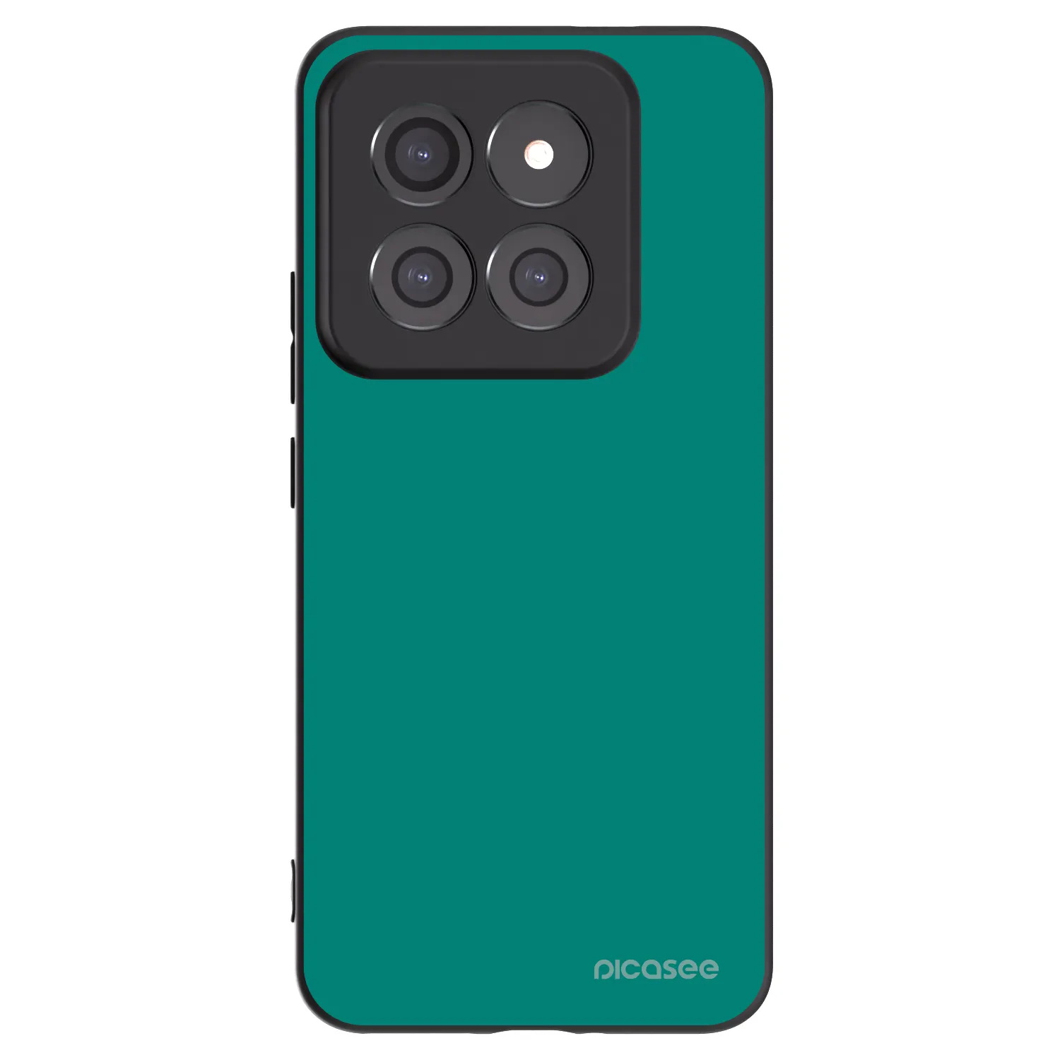 Picasee silikonowe czarne etui na Xiaomi 14 Pro - Emerald Mist