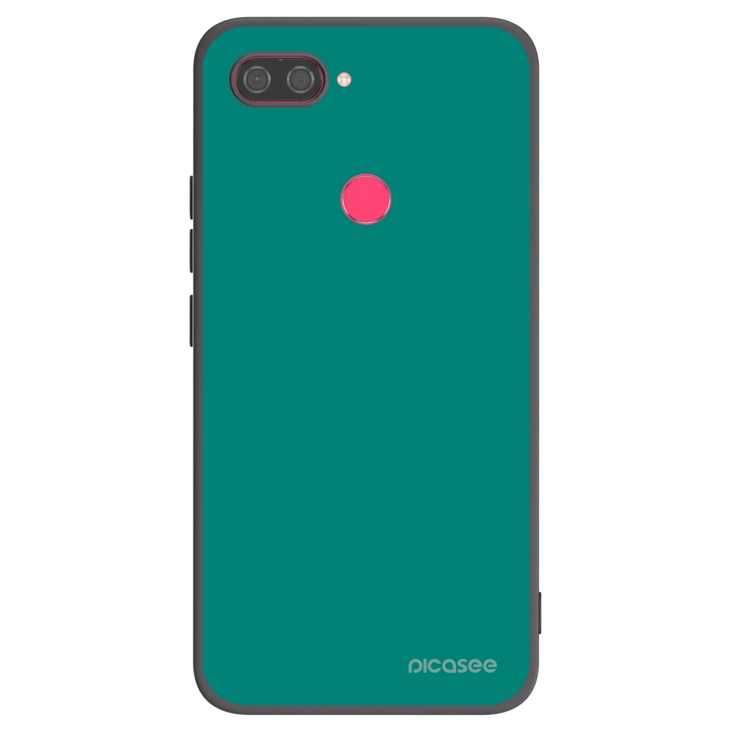 Picasee silikonowe czarne etui na Xiaomi Mi 8 Lite - Emerald Mist
