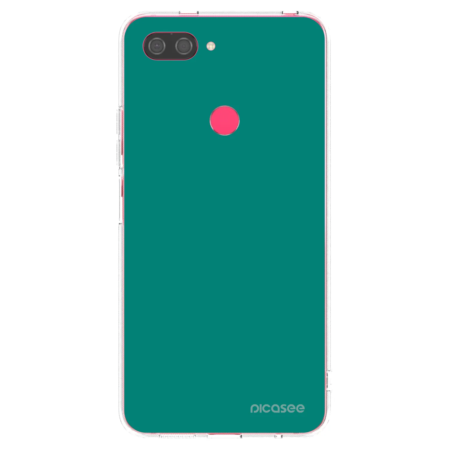 Picasee silikonowe przeźroczyste etui na Xiaomi Mi 8 Lite - Emerald Mist