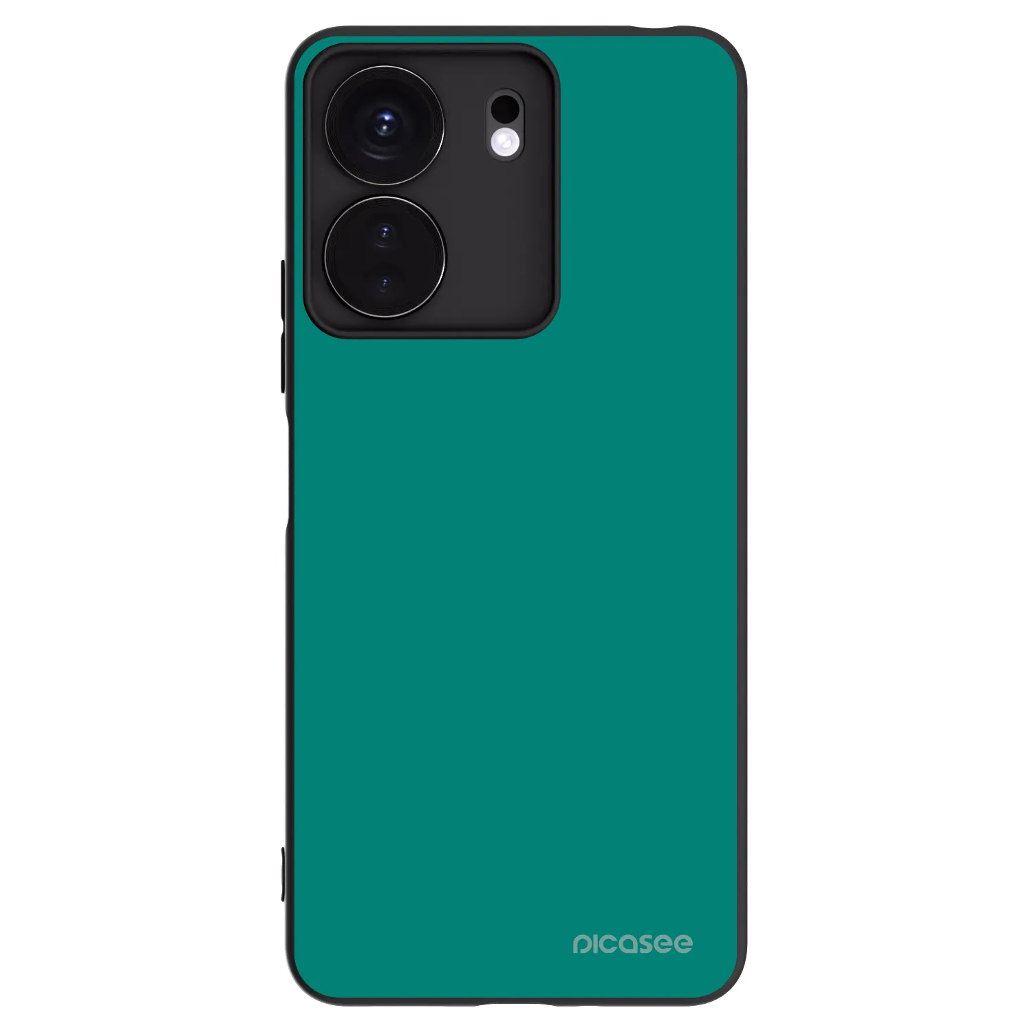 Picasee silikonowe czarne etui na Xiaomi Redmi 13C 4G - Emerald Mist
