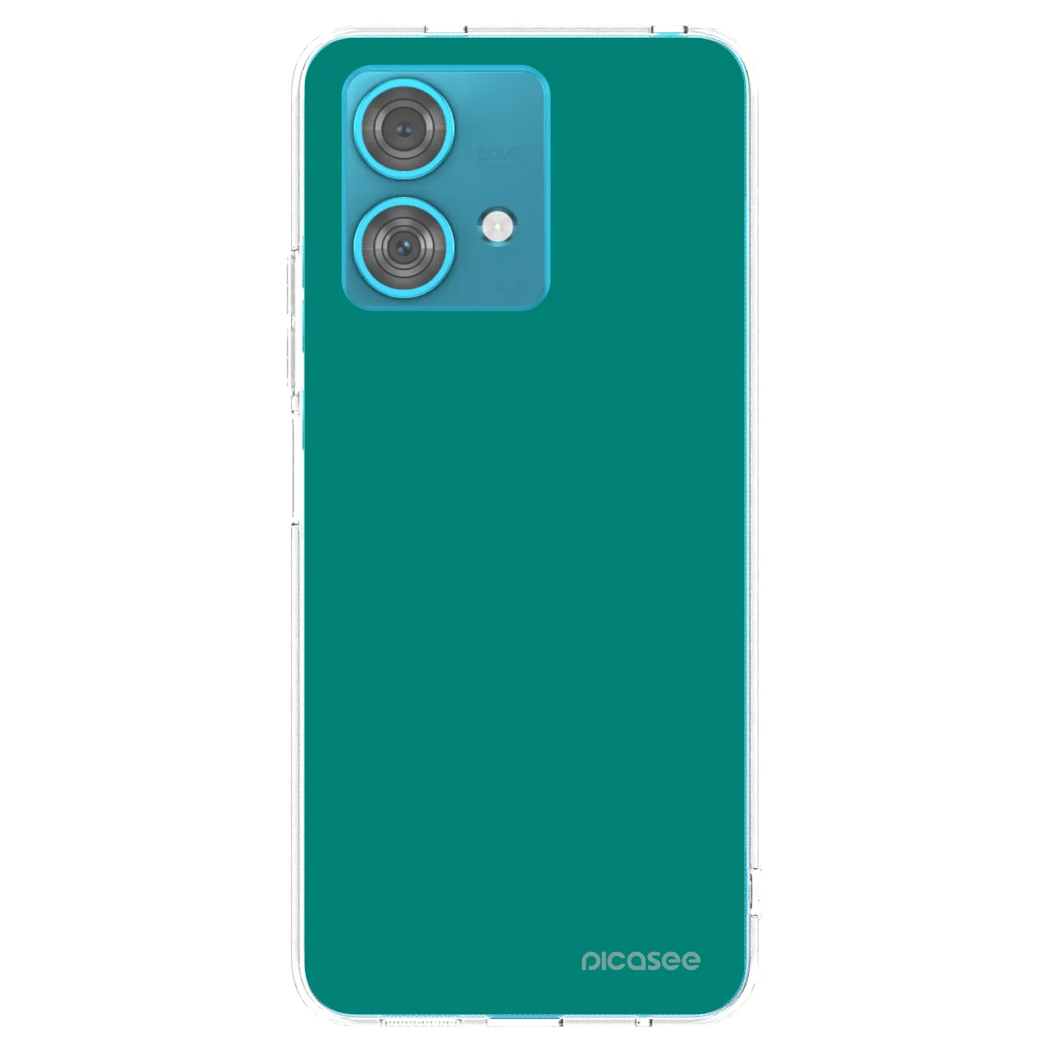 Picasee silikonowe przeźroczyste etui na Motorola Edge 40 Neo - Emerald Mist