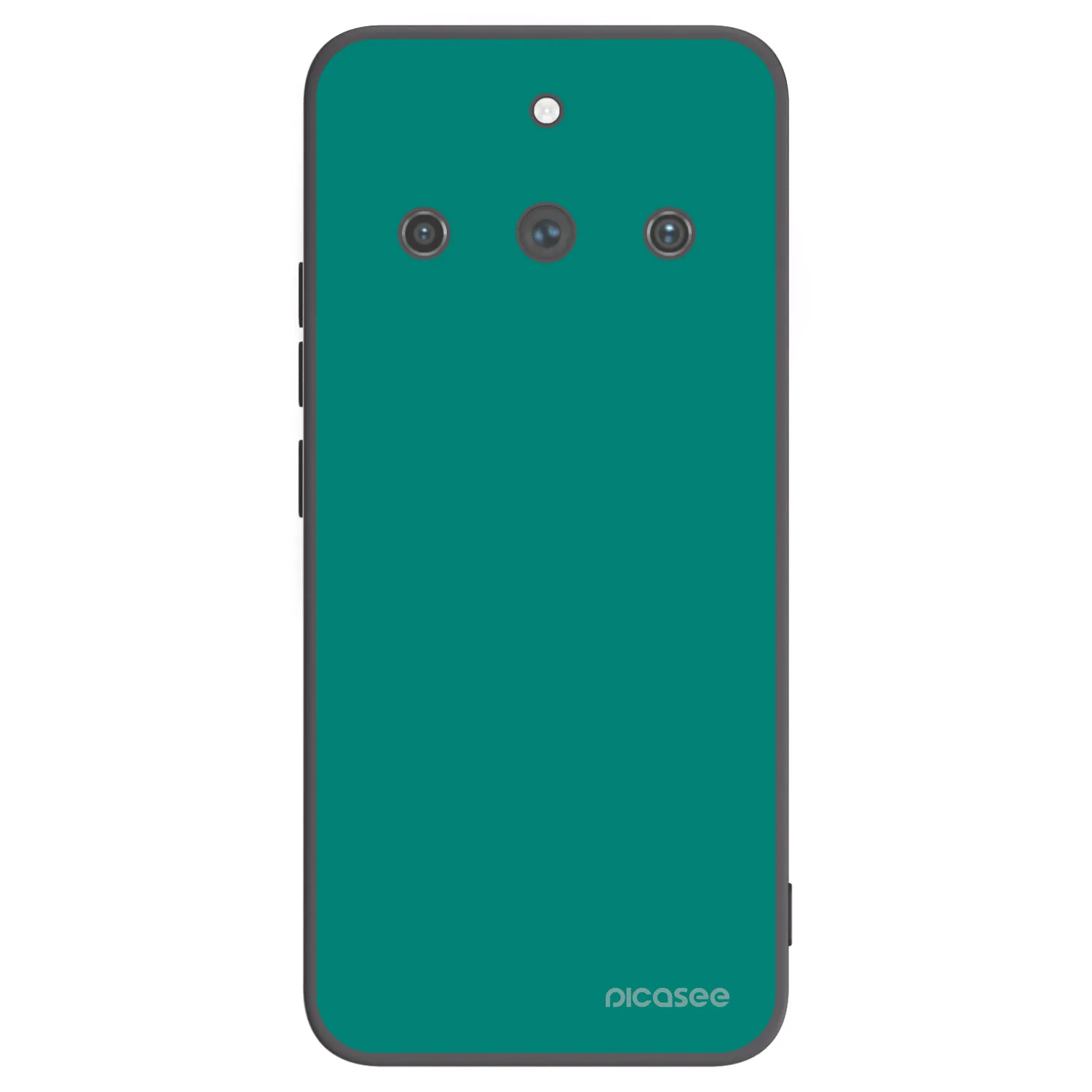 Picasee silikonowe czarne etui na Realme 11 Pro+ - Emerald Mist