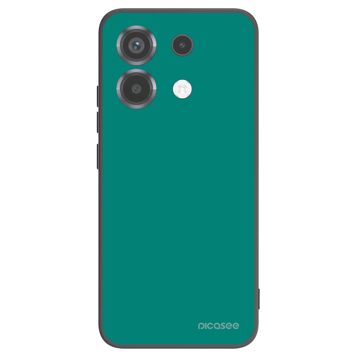 Picasee silikonowe czarne etui na Xiaomi Poco X6 - Emerald Mist