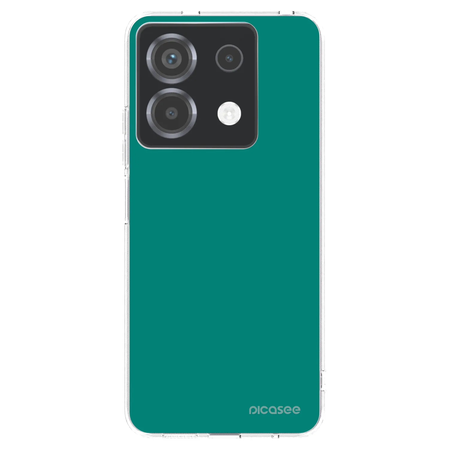 Picasee silikonowe przeźroczyste etui na Xiaomi Poco X6 - Emerald Mist
