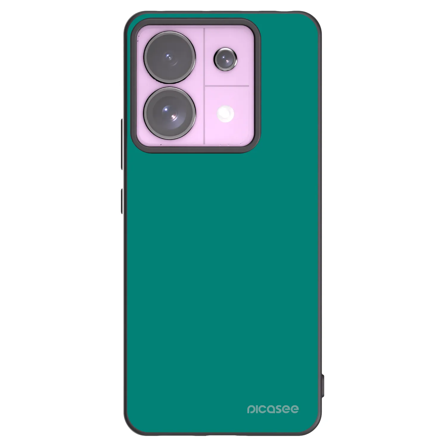 Picasee silikonowe czarne etui na Xiaomi Redmi Note 13 Pro 5G - Emerald Mist