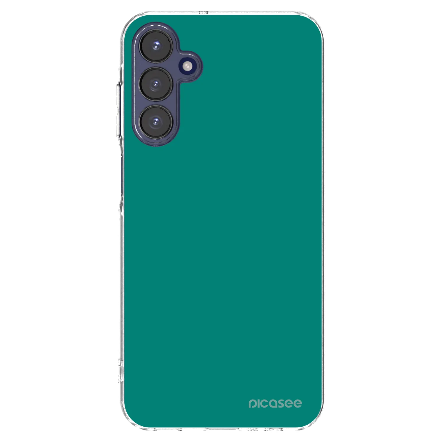 Picasee silikonowe przeźroczyste etui na Samsung Galaxy A15 A155F 4G - Emerald Mist