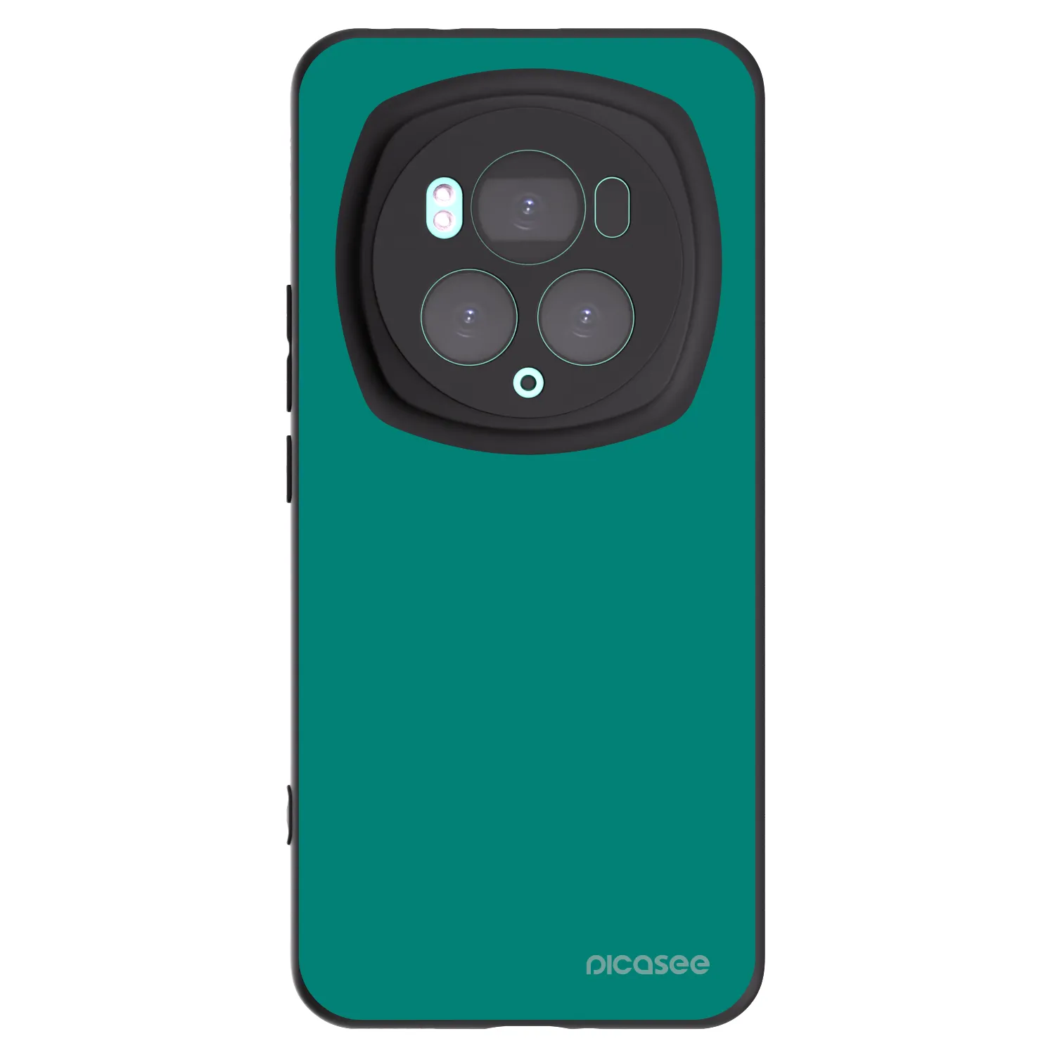 Picasee silikonowe czarne etui na Honor Magic6 Pro - Emerald Mist