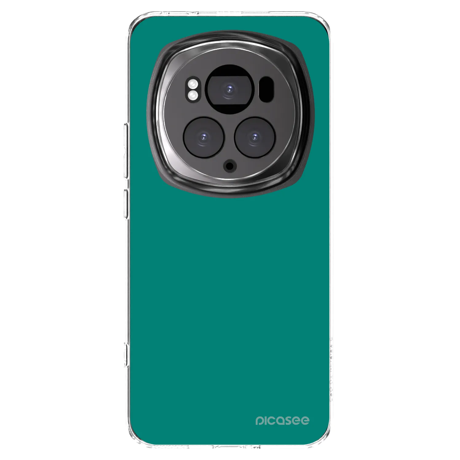 Picasee silikonowe przeźroczyste etui na Honor Magic6 Pro - Emerald Mist