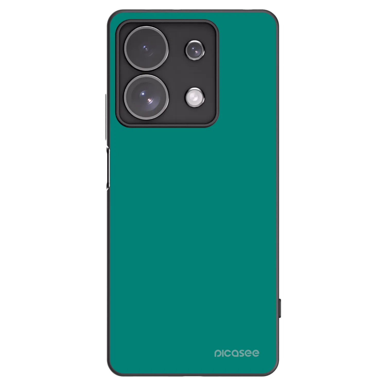 Picasee silikonowe czarne etui na Xiaomi Redmi Note 13 Pro 4G - Emerald Mist