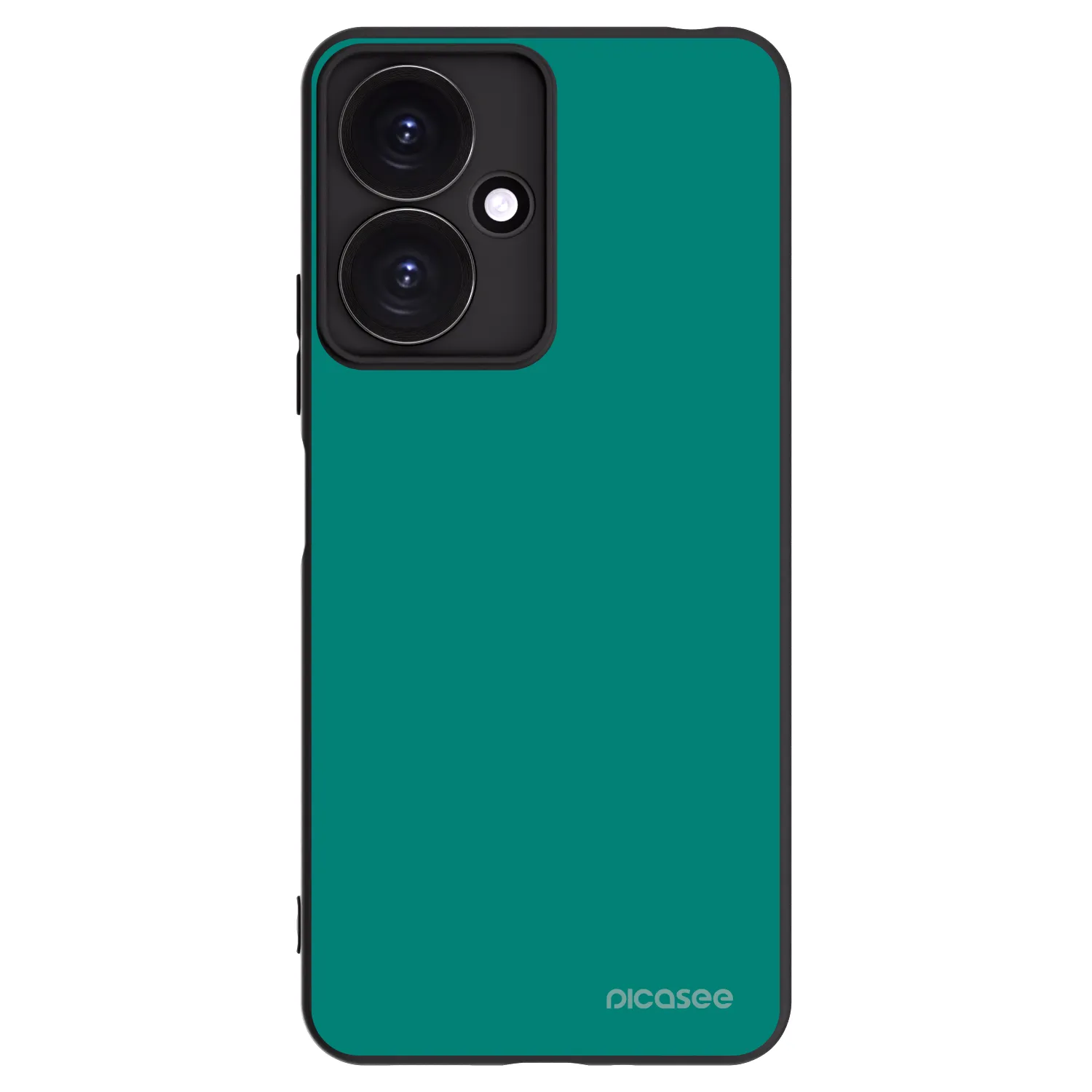 Picasee silikonowe czarne etui na Xiaomi Redmi 13C 5G - Emerald Mist