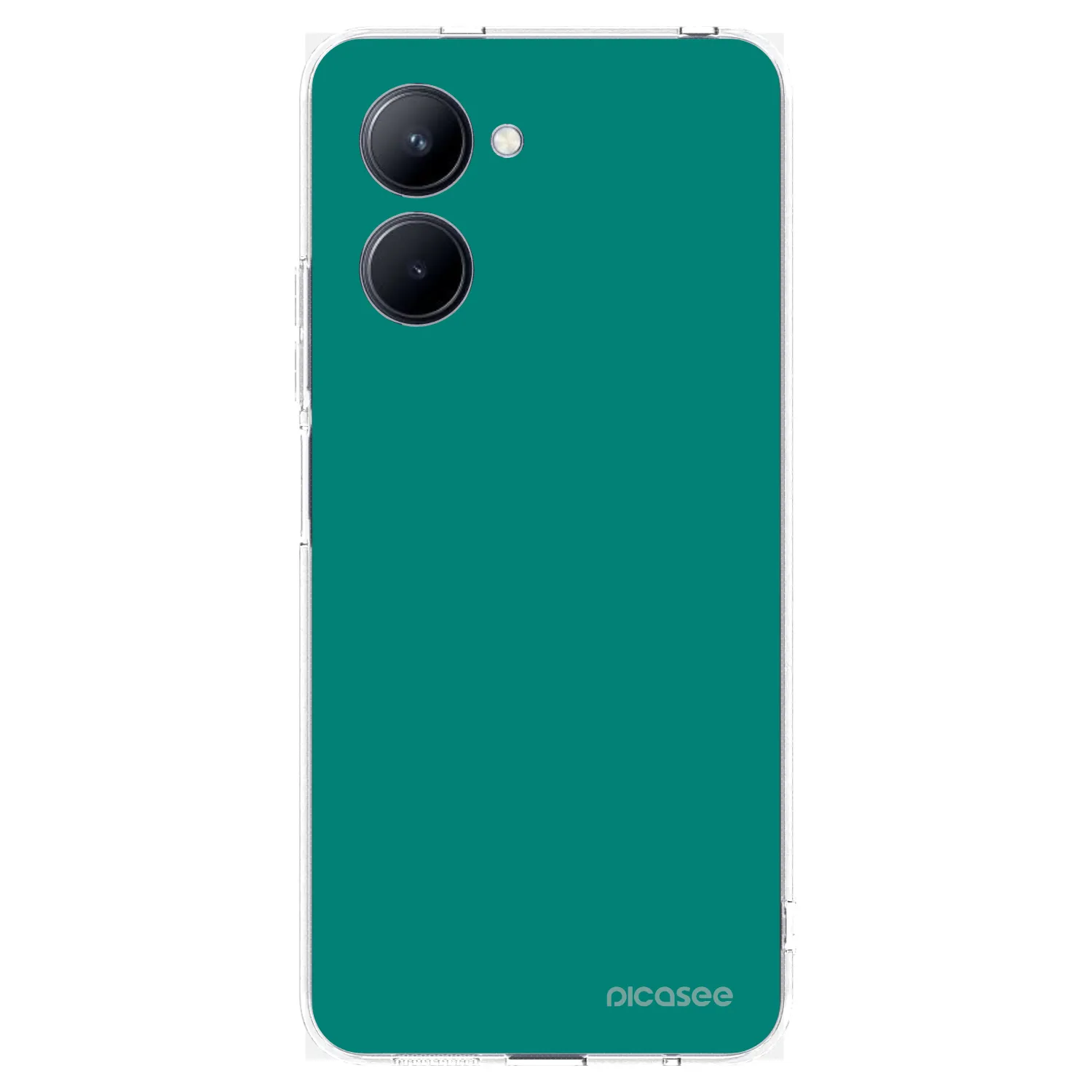 Picasee silikonowe przeźroczyste etui na Realme C33 (2023) - Emerald Mist
