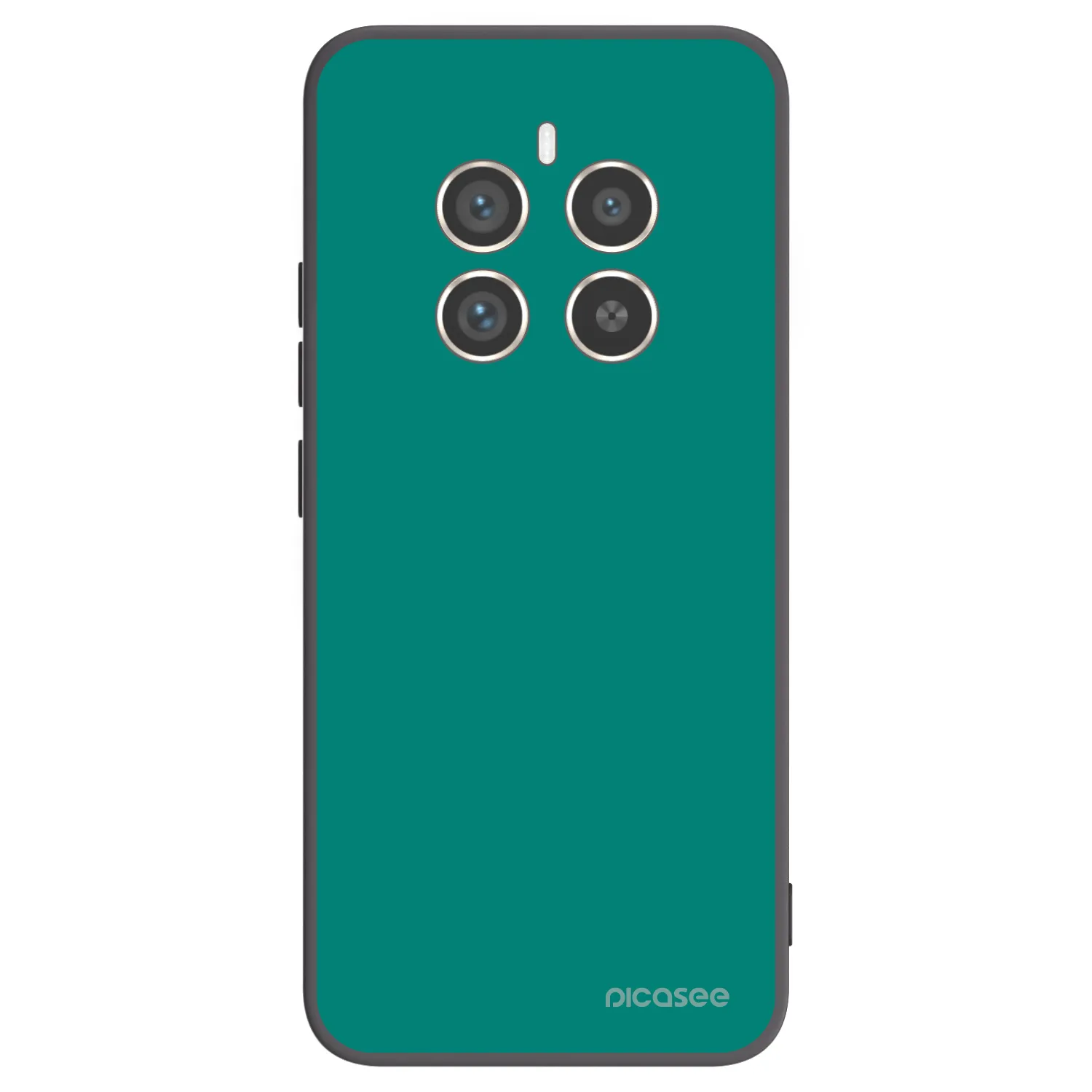 Picasee silikonowe czarne etui na Realme 12 Pro 5G - Emerald Mist