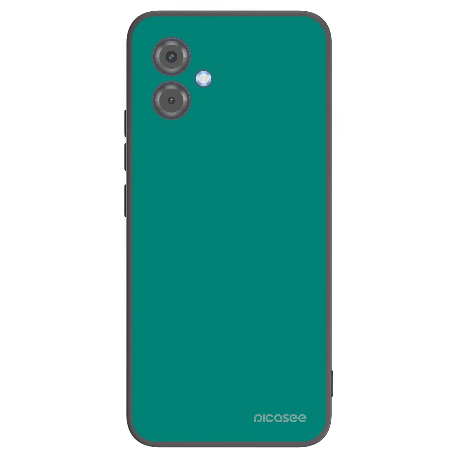 Picasee silikonowe czarne etui na Motorola Moto G14 - Emerald Mist