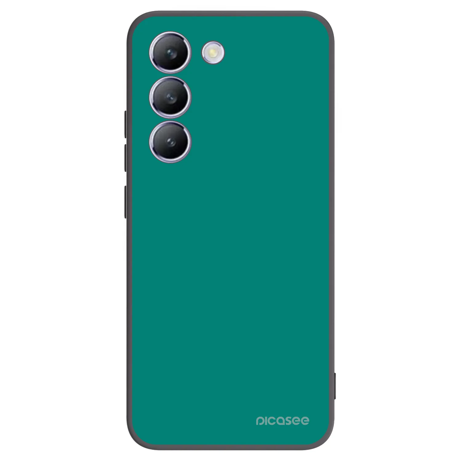 Picasee silikonowe czarne etui na Vivo V40 SE 5G - Emerald Mist
