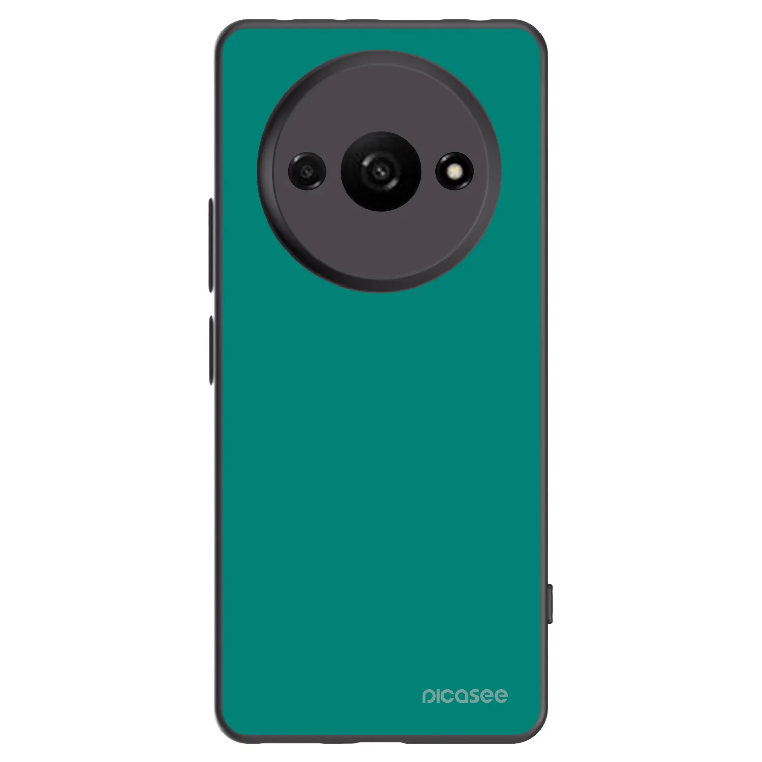 Picasee silikonowe czarne etui na Xiaomi Redmi A3 - Emerald Mist