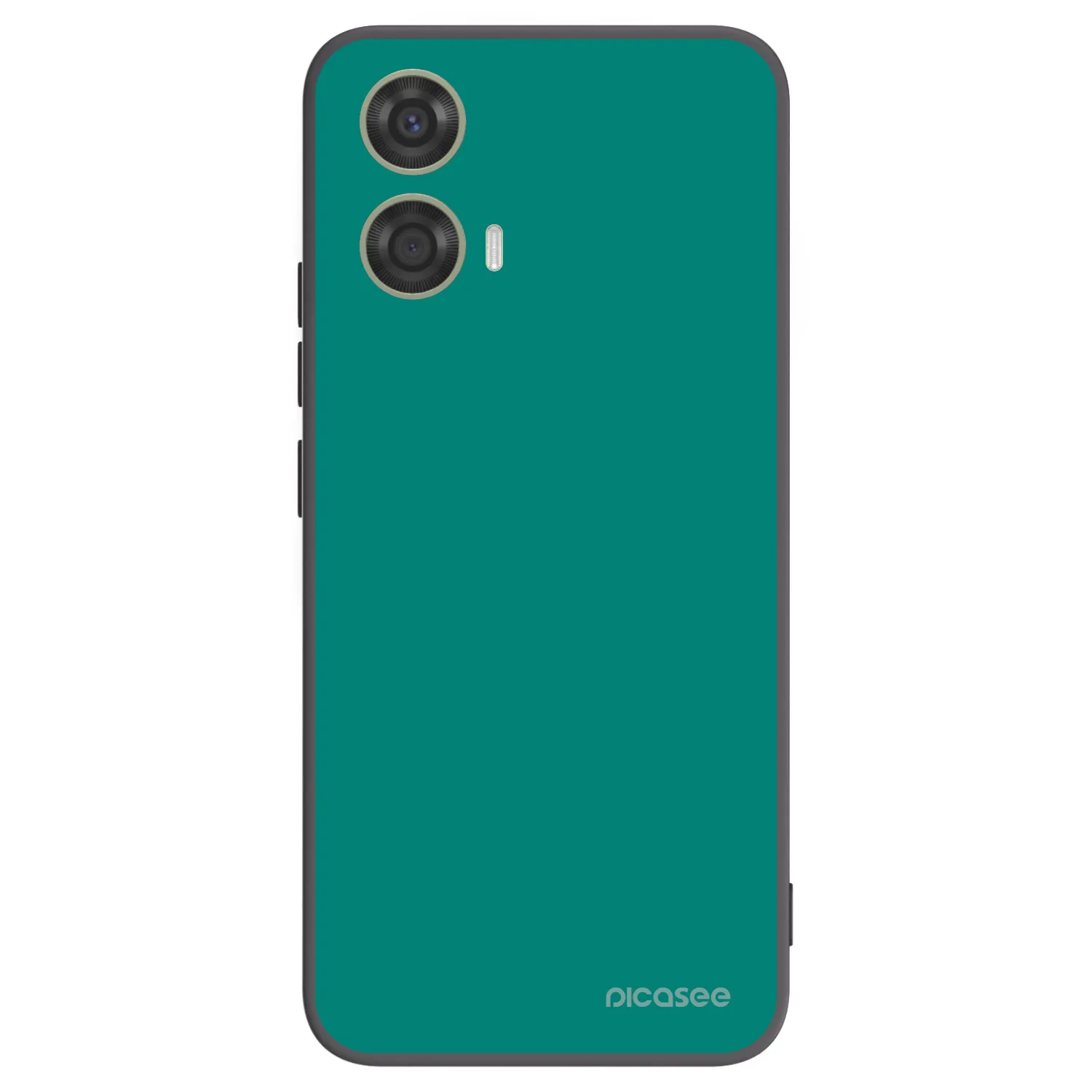 Picasee silikonowe czarne etui na Motorola Moto G24 - Emerald Mist