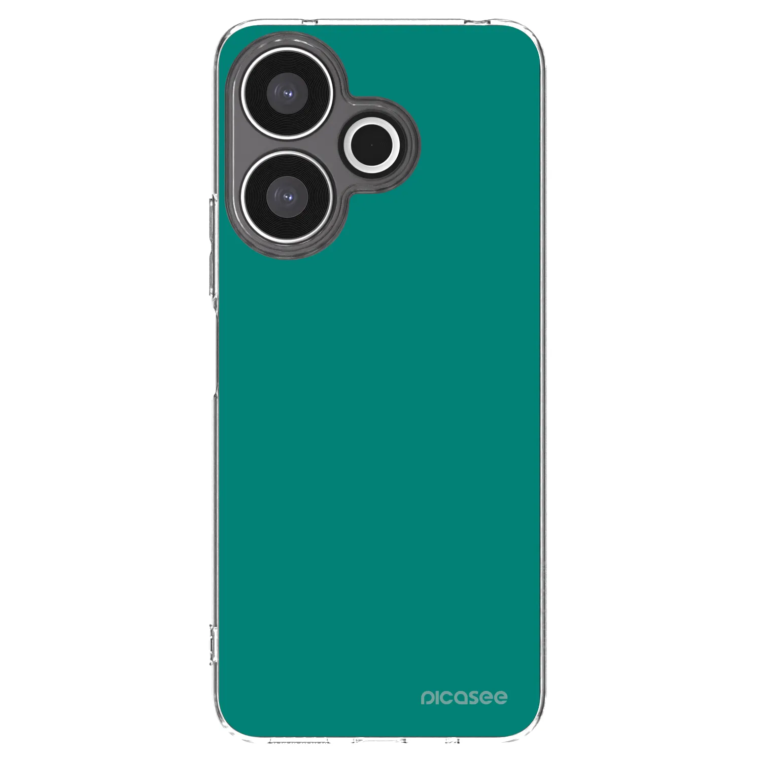 Picasee silikonowe przeźroczyste etui na Xiaomi Redmi 13 4G - Emerald Mist