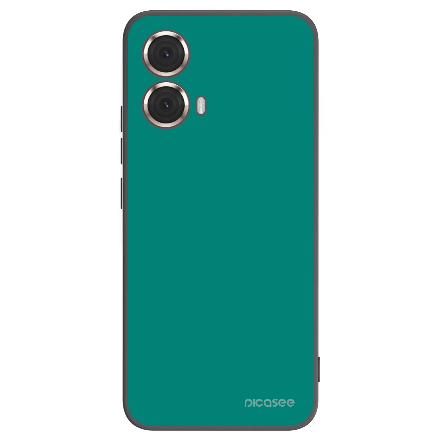 Picasee silikonowe czarne etui na Motorola Moto G85 - Emerald Mist