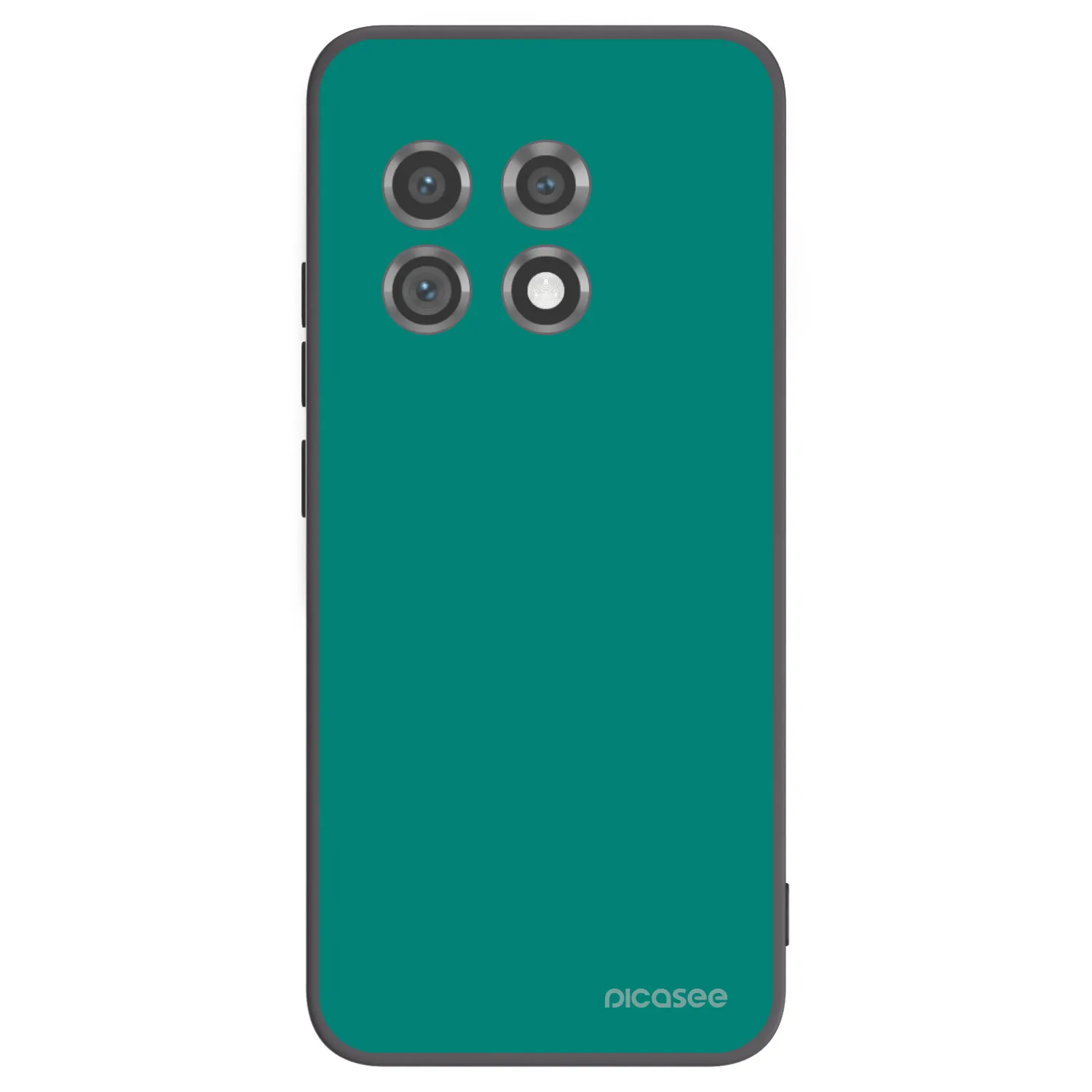Picasee silikonowe czarne etui na OnePlus 11 5G - Emerald Mist