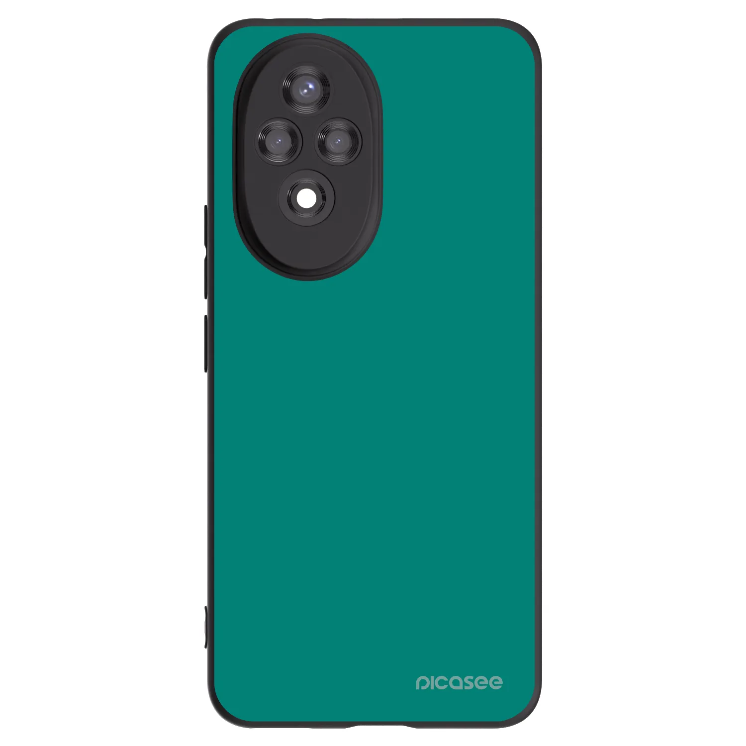 Picasee silikonowe czarne etui na Honor 200 Pro 5G - Emerald Mist