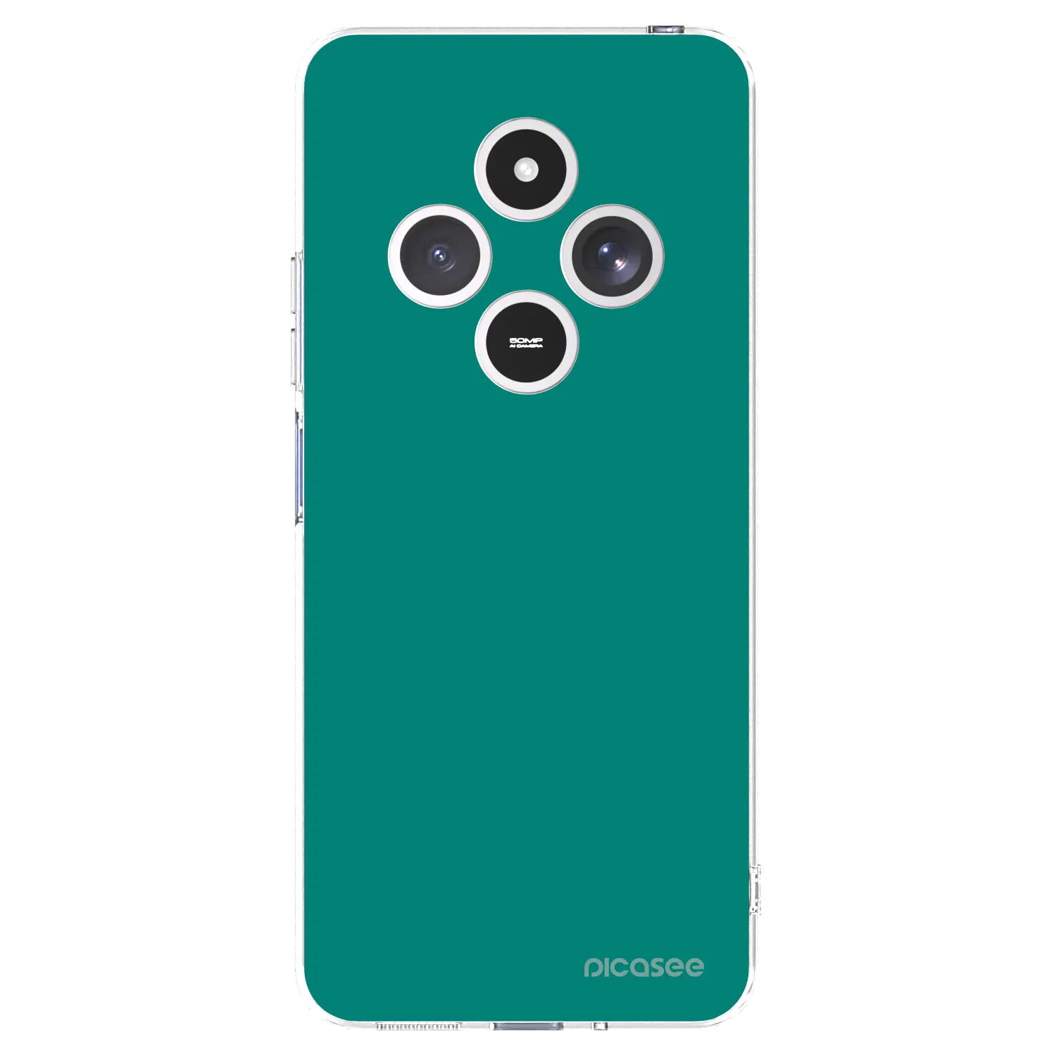 Picasee silikonowe przeźroczyste etui na Xiaomi Redmi 14C - Emerald Mist