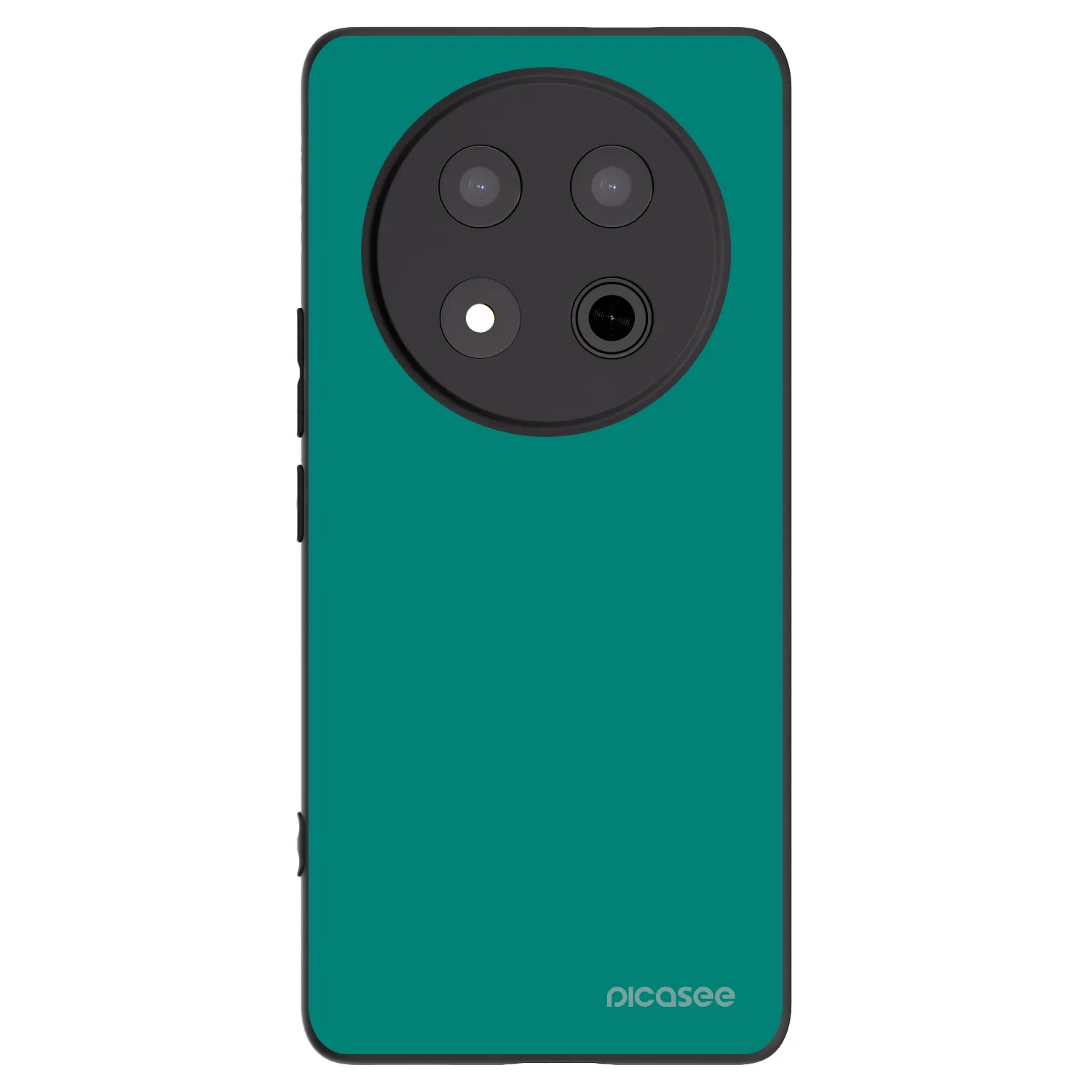 Picasee silikonowe czarne etui na Honor Magic7 Lite 5G - Emerald Mist