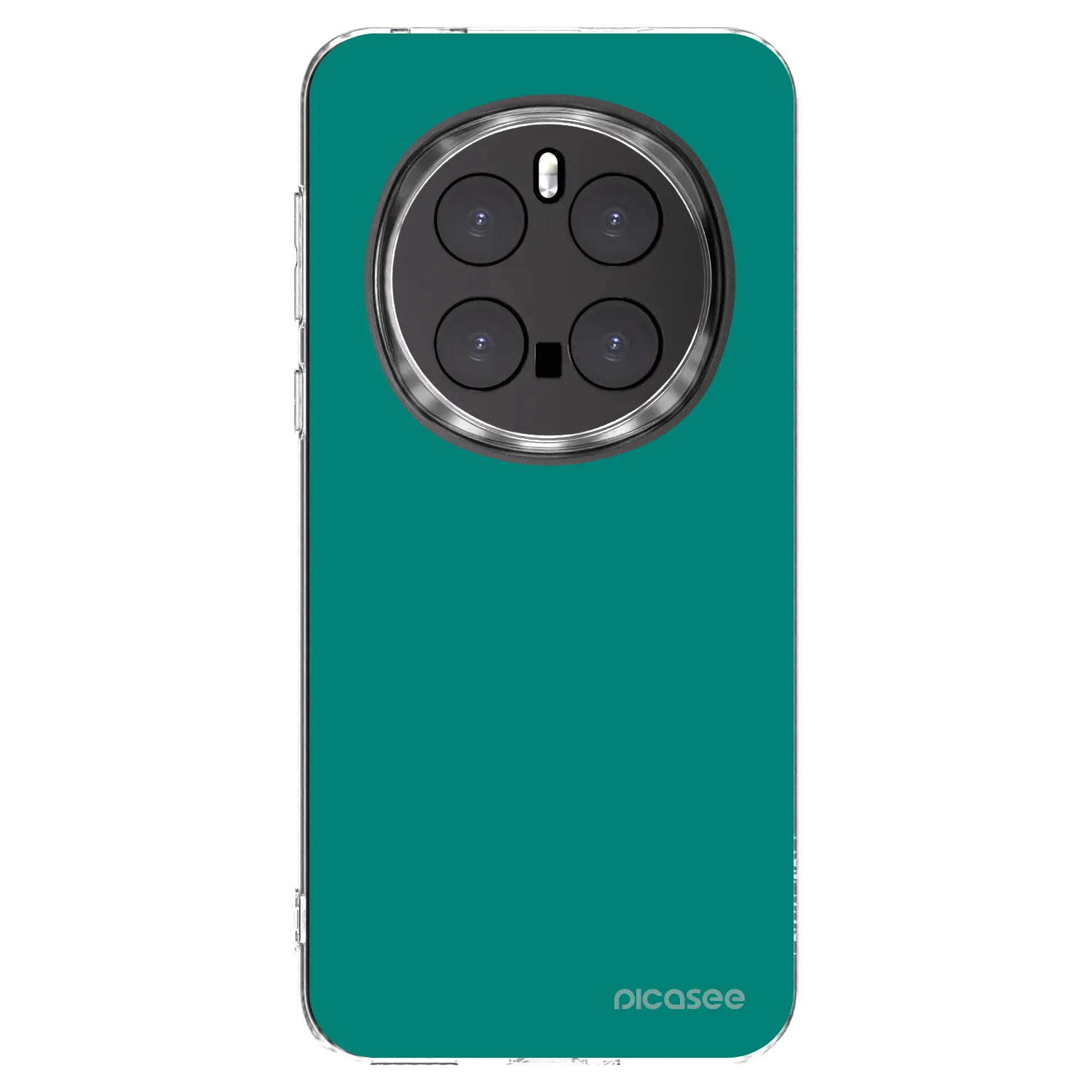 Picasee silikonowe przeźroczyste etui na Honor Magic7 Pro 5G - Emerald Mist