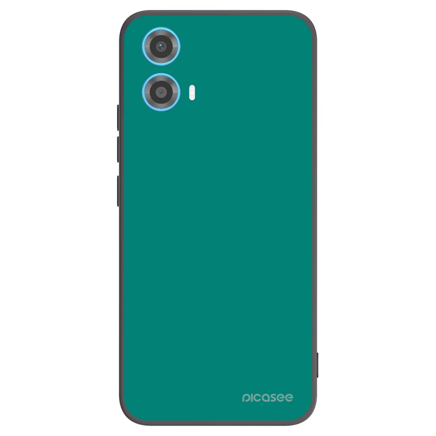 Picasee silikonowe czarne etui na Motorola Moto G34 5G - Emerald Mist