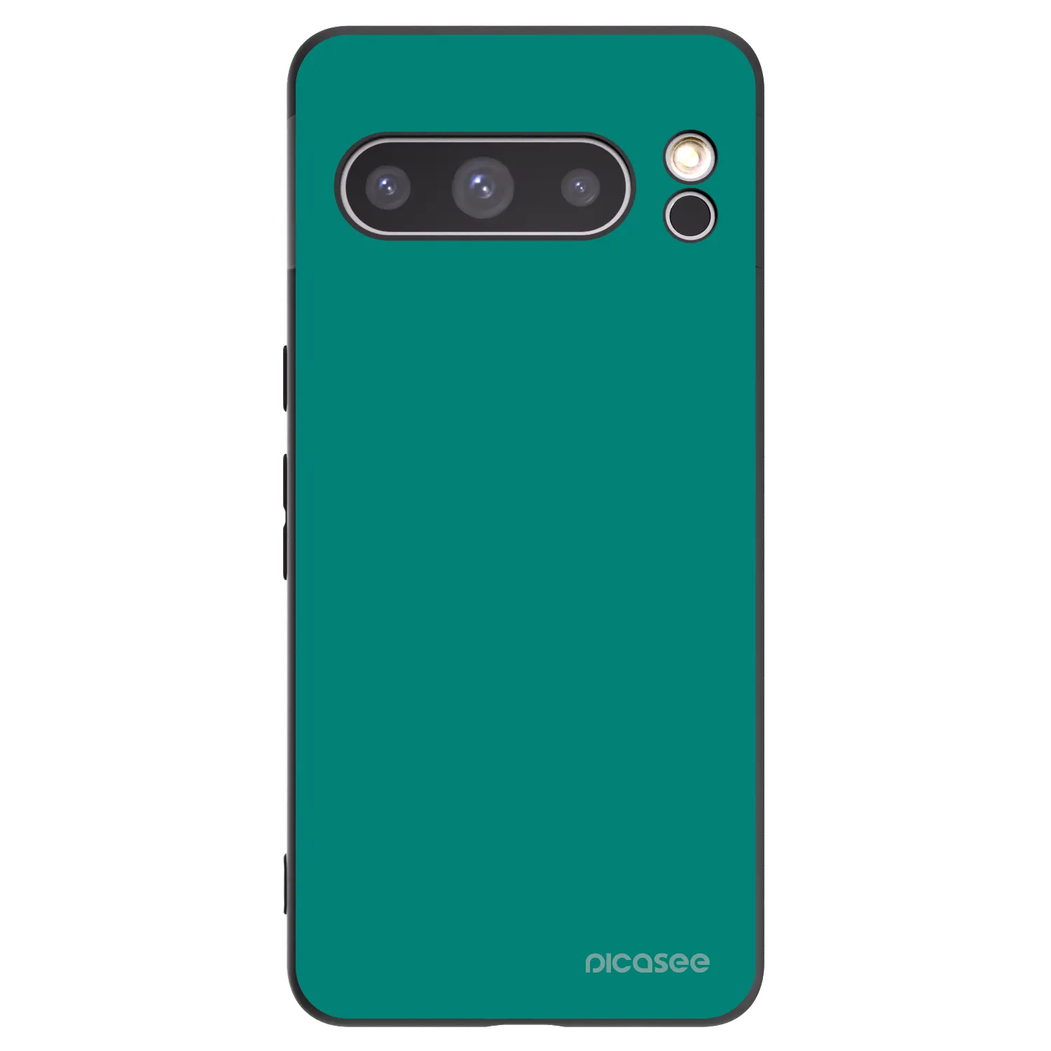 Picasee silikonowe czarne etui na Google Pixel 8 Pro - Emerald Mist