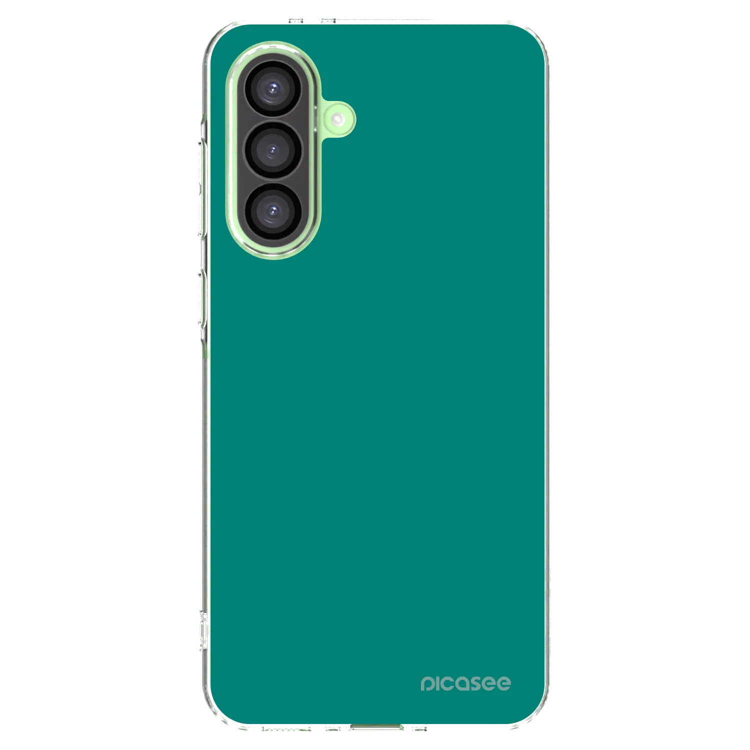 Picasee silikonowe przeźroczyste etui na Samsung Galaxy A26 5G A266B - Emerald Mist