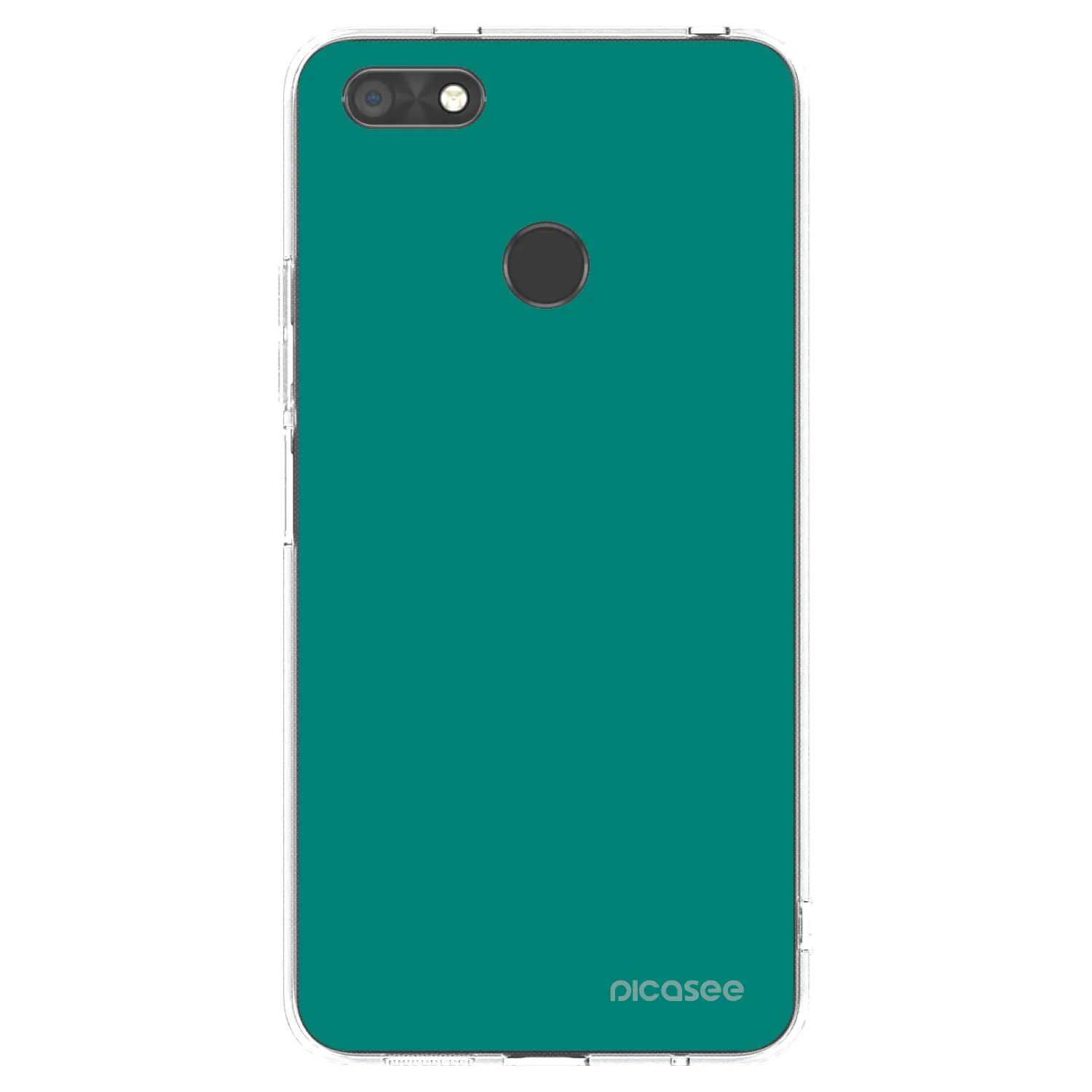 Picasee silikonowe przeźroczyste etui na Huawei P9 Lite Mini - Emerald Mist