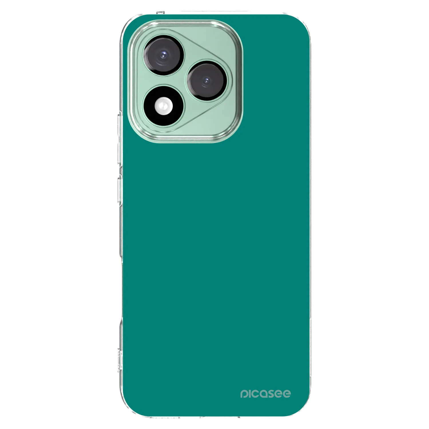 Picasee silikonowe przeźroczyste etui na Honor 400 Lite 5G - Emerald Mist