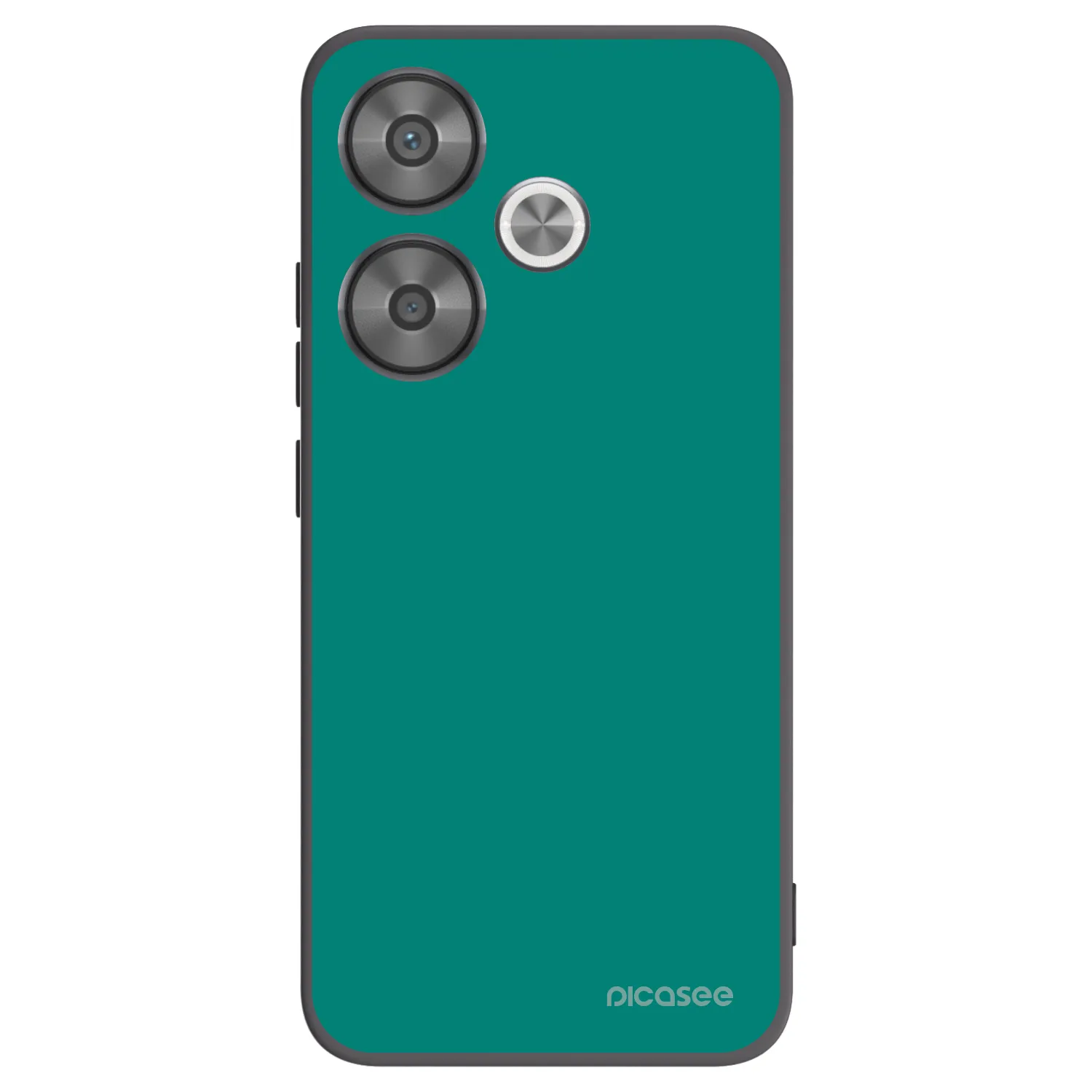 Picasee silikonowe czarne etui na Xiaomi Poco F6 - Emerald Mist