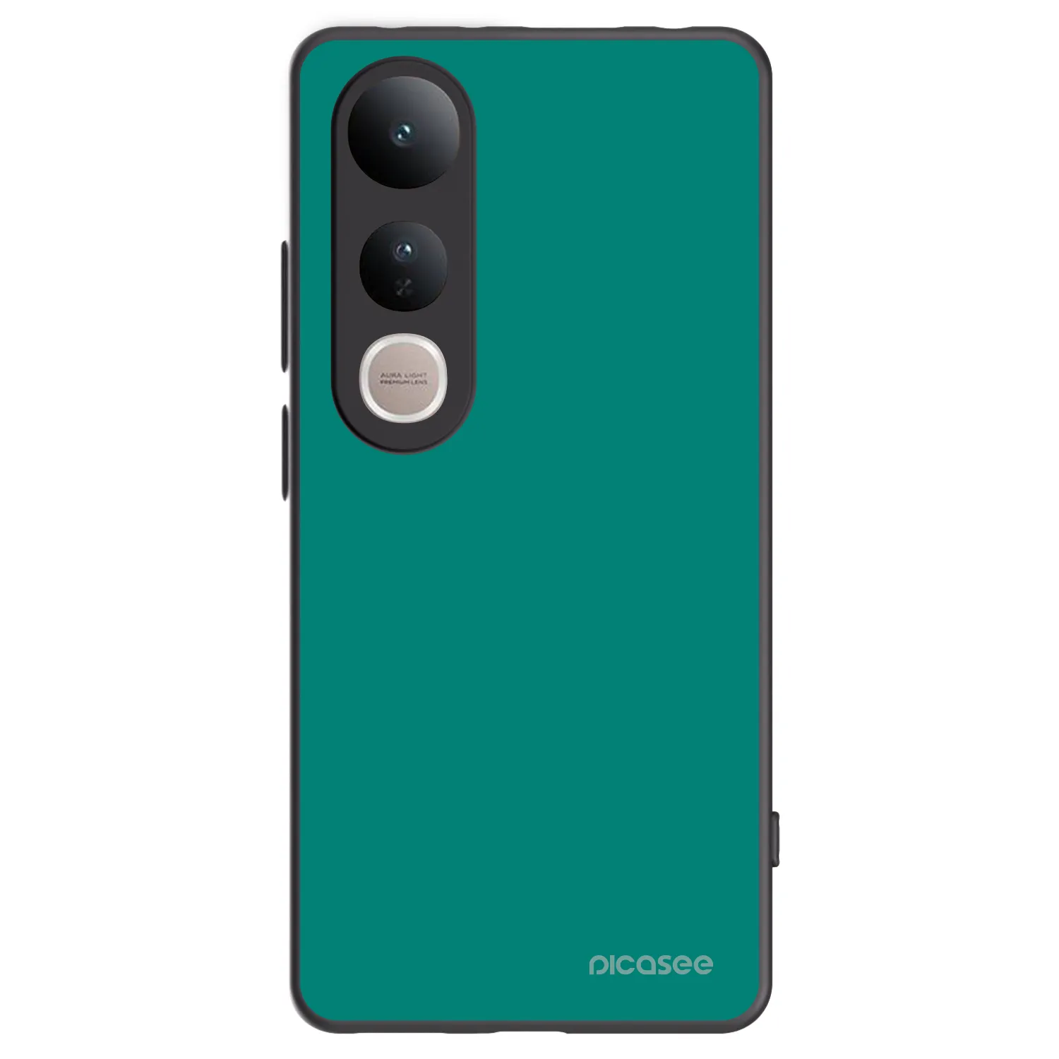 Picasee silikonowe czarne etui na Vivo V50 Lite 5G - Emerald Mist